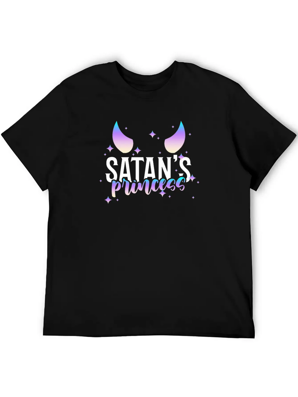 Satan's Princess Pastel Goth Aesthetic Goth Gothic Casual Graphic T-Shirt – Simple And Comfortable Daily Wear