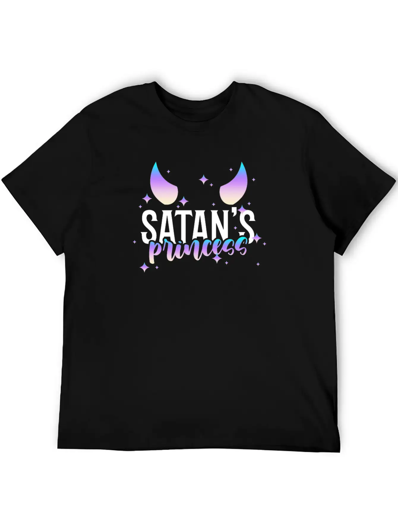 Satan's Princess Pastel Goth Aesthetic Goth Gothic Casual Graphic T-Shirt – Simple And Comfortable Daily Wear