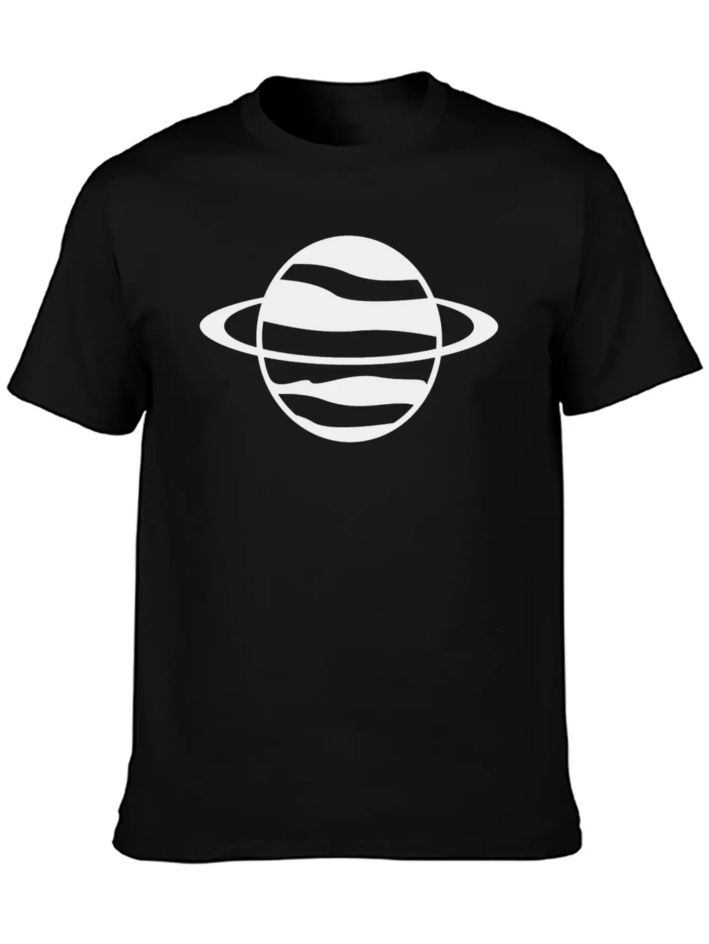 Saturn Planet Unisex Casual T-Shirt – Clean Design For Daily Comfort