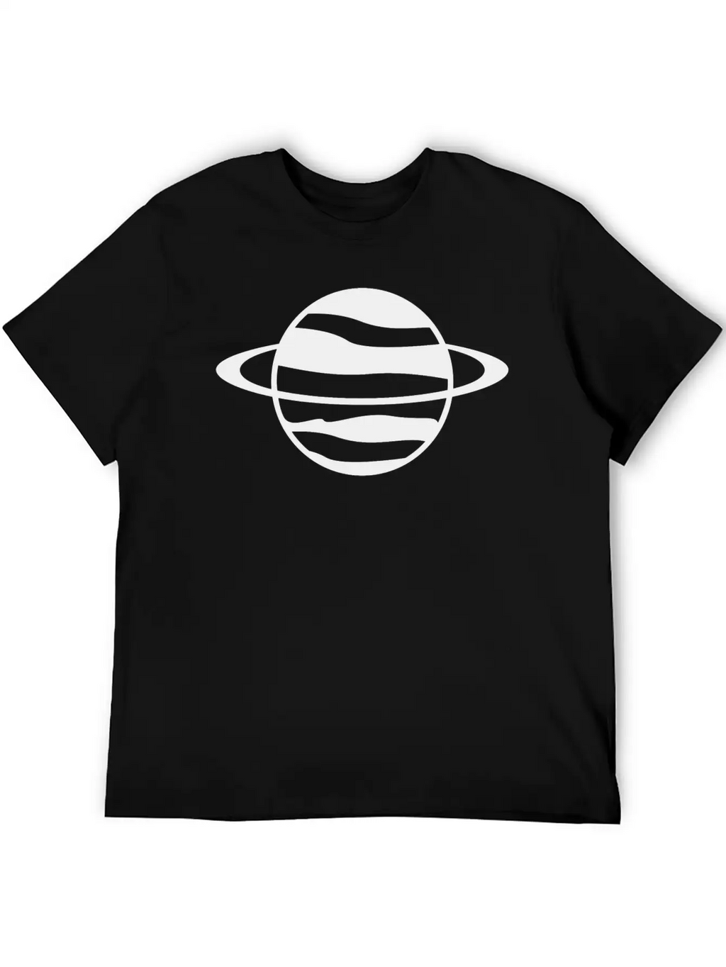 Saturn Planet Unisex Casual T-Shirt – Clean Design For Daily Comfort