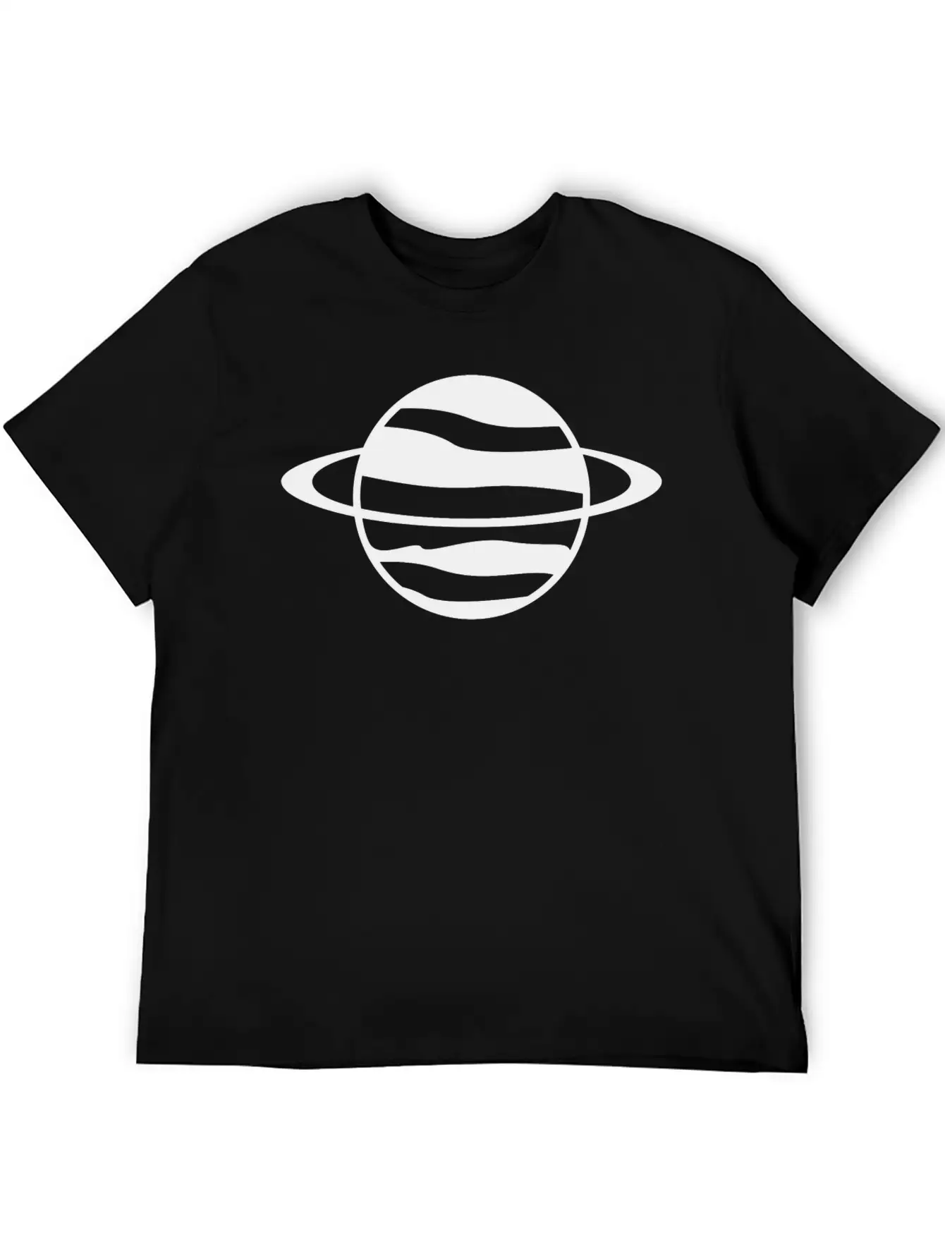 Saturn Planet Unisex Casual T-Shirt – Clean Design For Daily Comfort