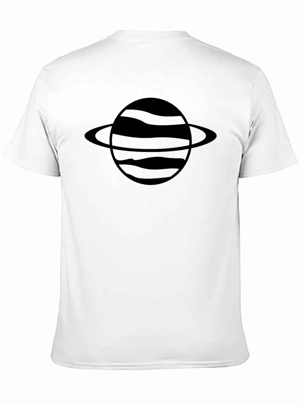Saturn Planet Unisex Casual T-Shirt – Clean Design For Daily Comfort