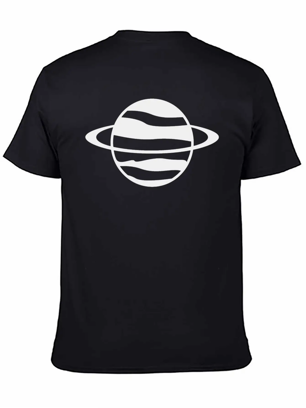 Saturn Planet Unisex Casual T-Shirt – Clean Design For Daily Comfort