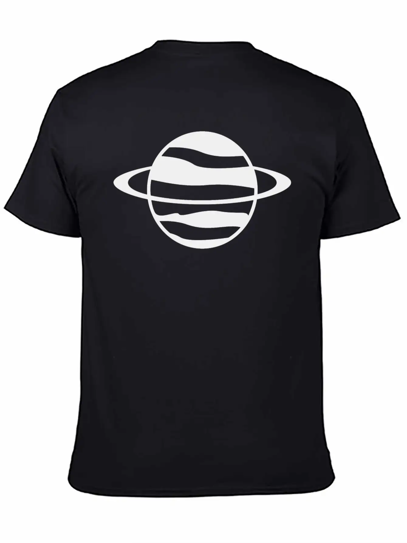 Saturn Planet Unisex Casual T-Shirt – Clean Design For Daily Comfort