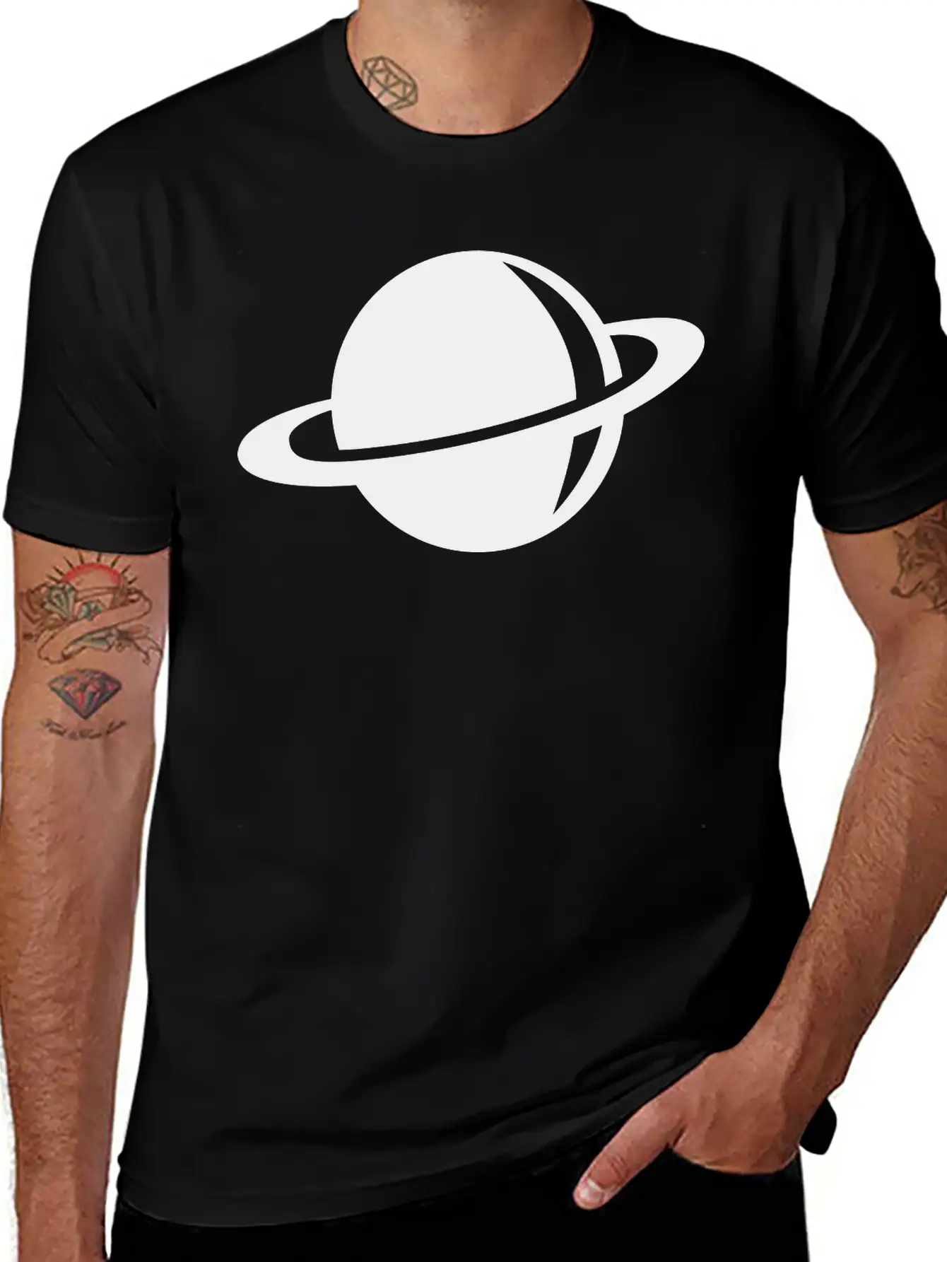 Saturn Unisex Casual T-Shirt – Clean Design For Daily Comfort