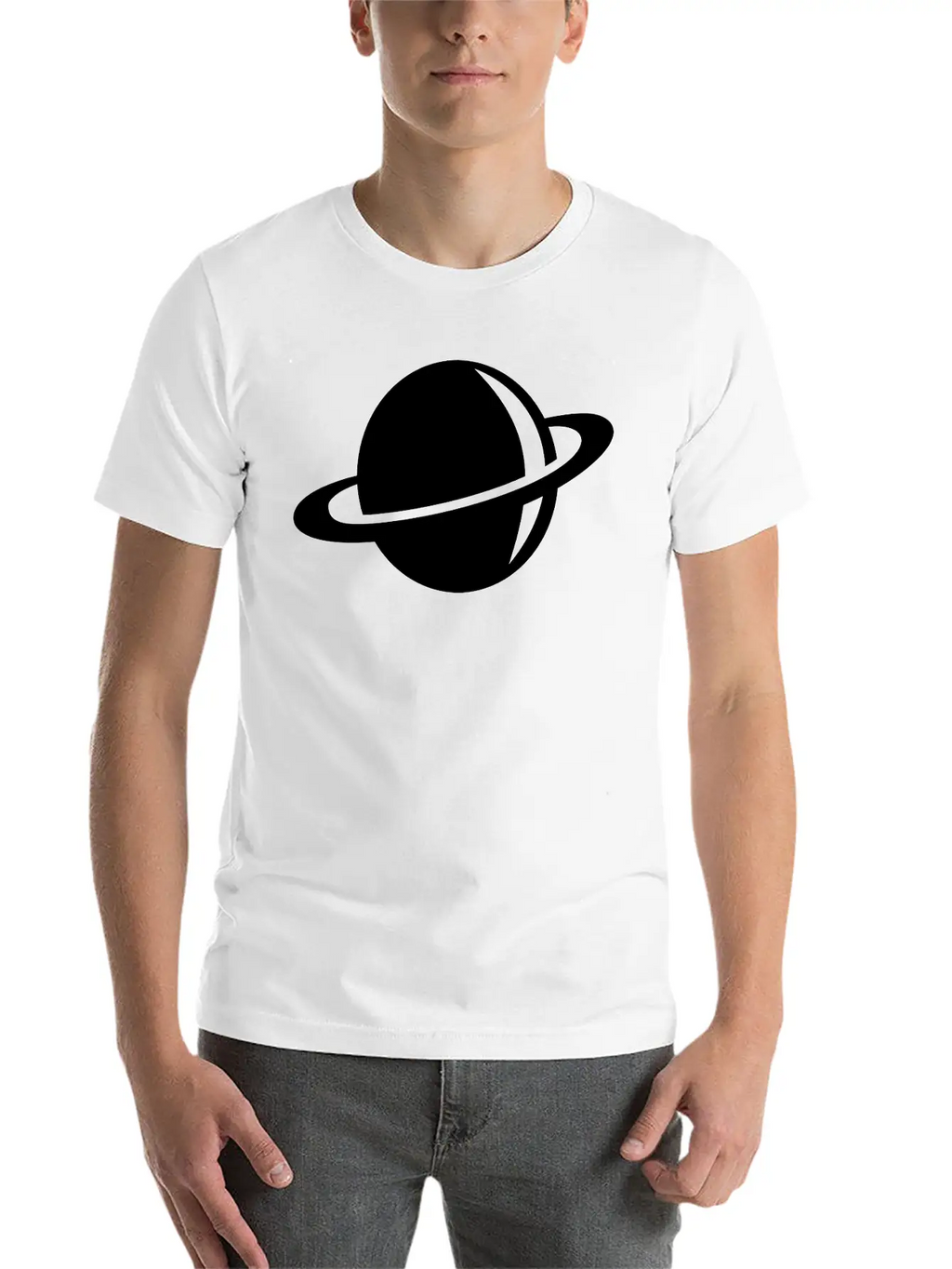 Saturn Unisex Casual T-Shirt – Clean Design For Daily Comfort