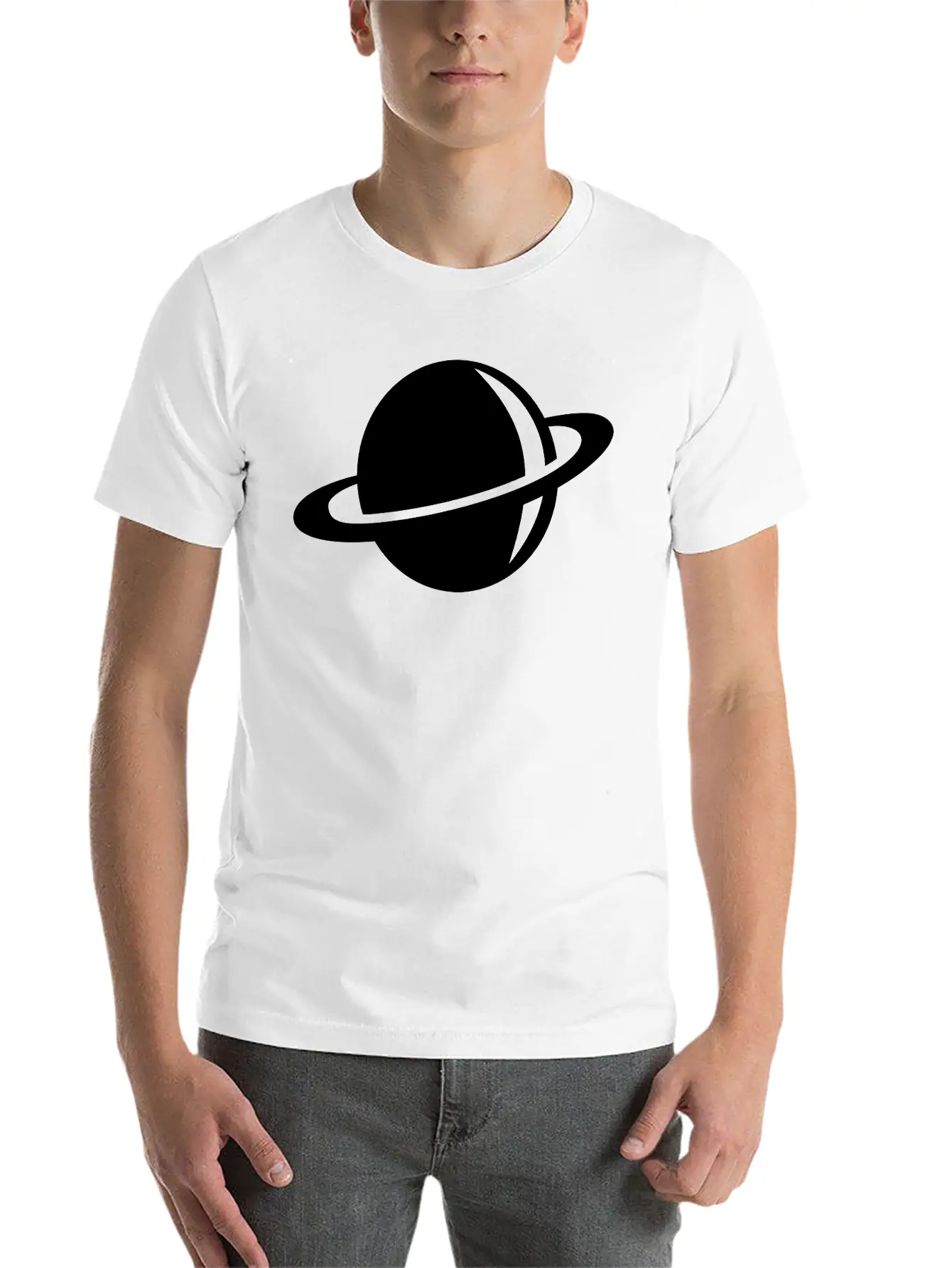 Saturn Unisex Casual T-Shirt – Clean Design For Daily Comfort