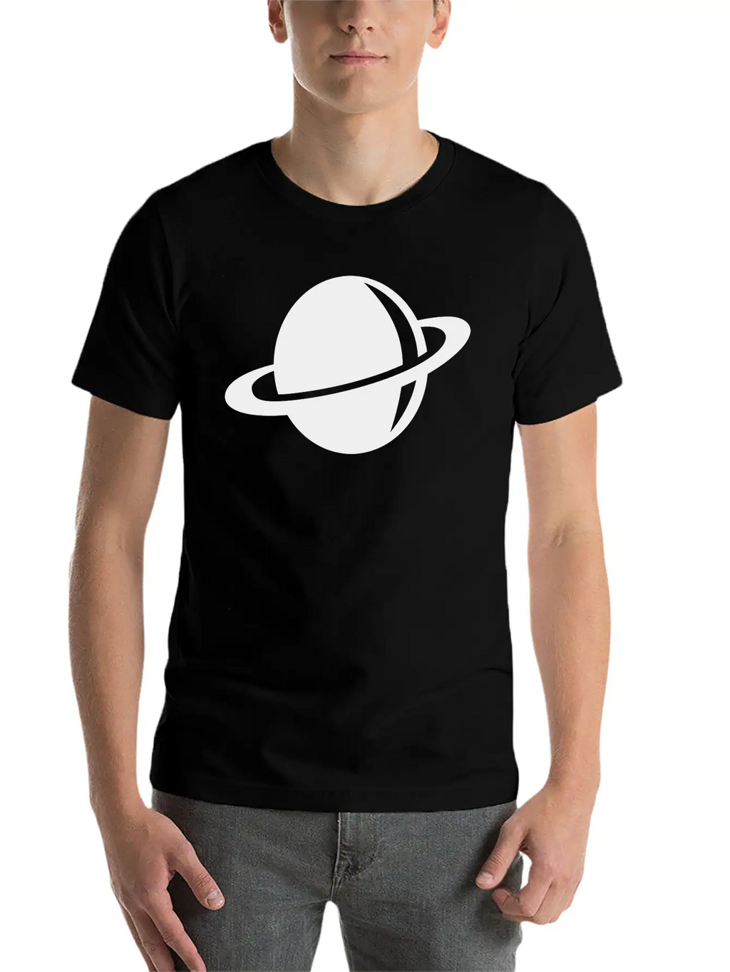 Saturn Unisex Casual T-Shirt – Clean Design For Daily Comfort