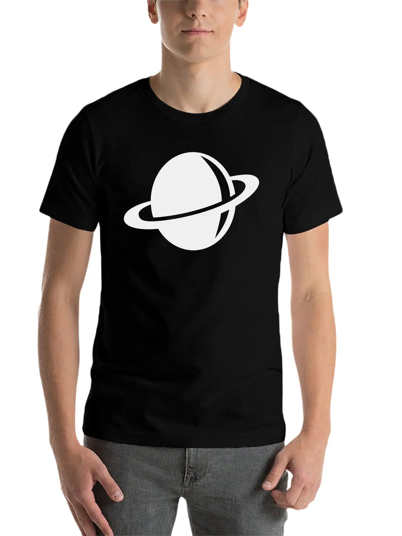 Saturn Unisex Casual T-Shirt – Clean Design For Daily Comfort