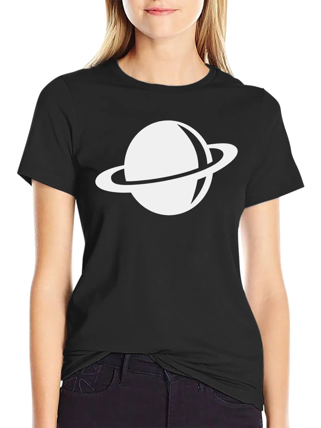 Saturn Unisex Casual T-Shirt – Clean Design For Daily Comfort