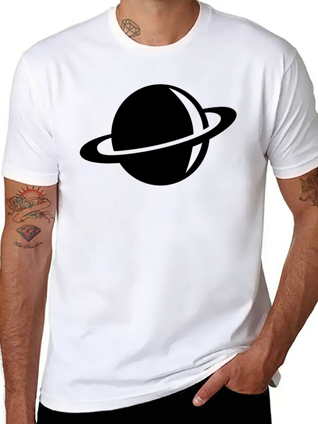 Saturn Unisex Casual T-Shirt – Clean Design For Daily Comfort