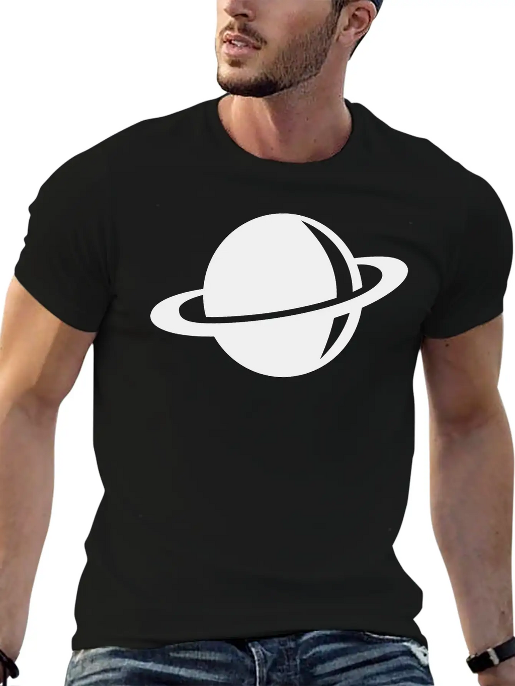 Saturn Unisex Casual T-Shirt – Clean Design For Daily Comfort