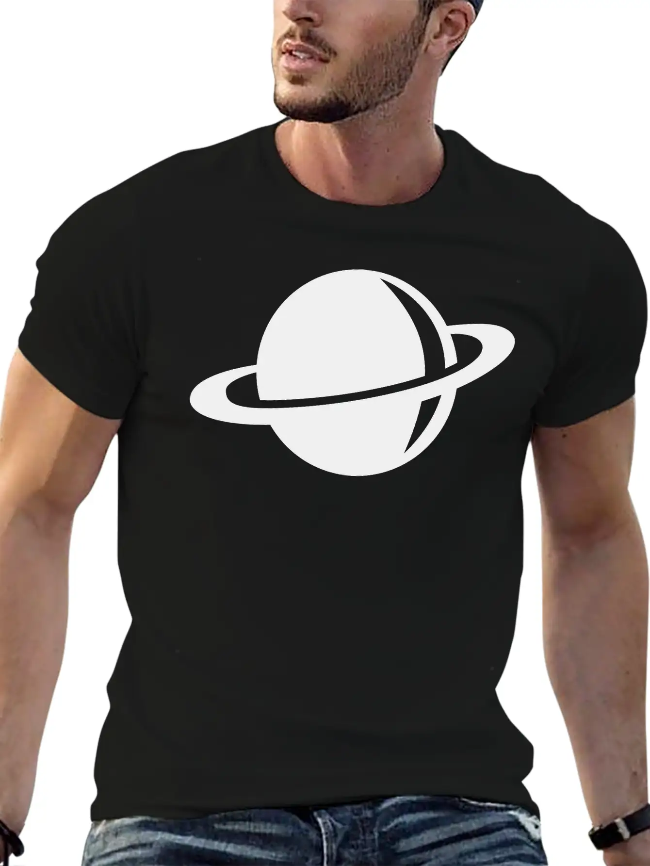 Saturn Unisex Casual T-Shirt – Clean Design For Daily Comfort