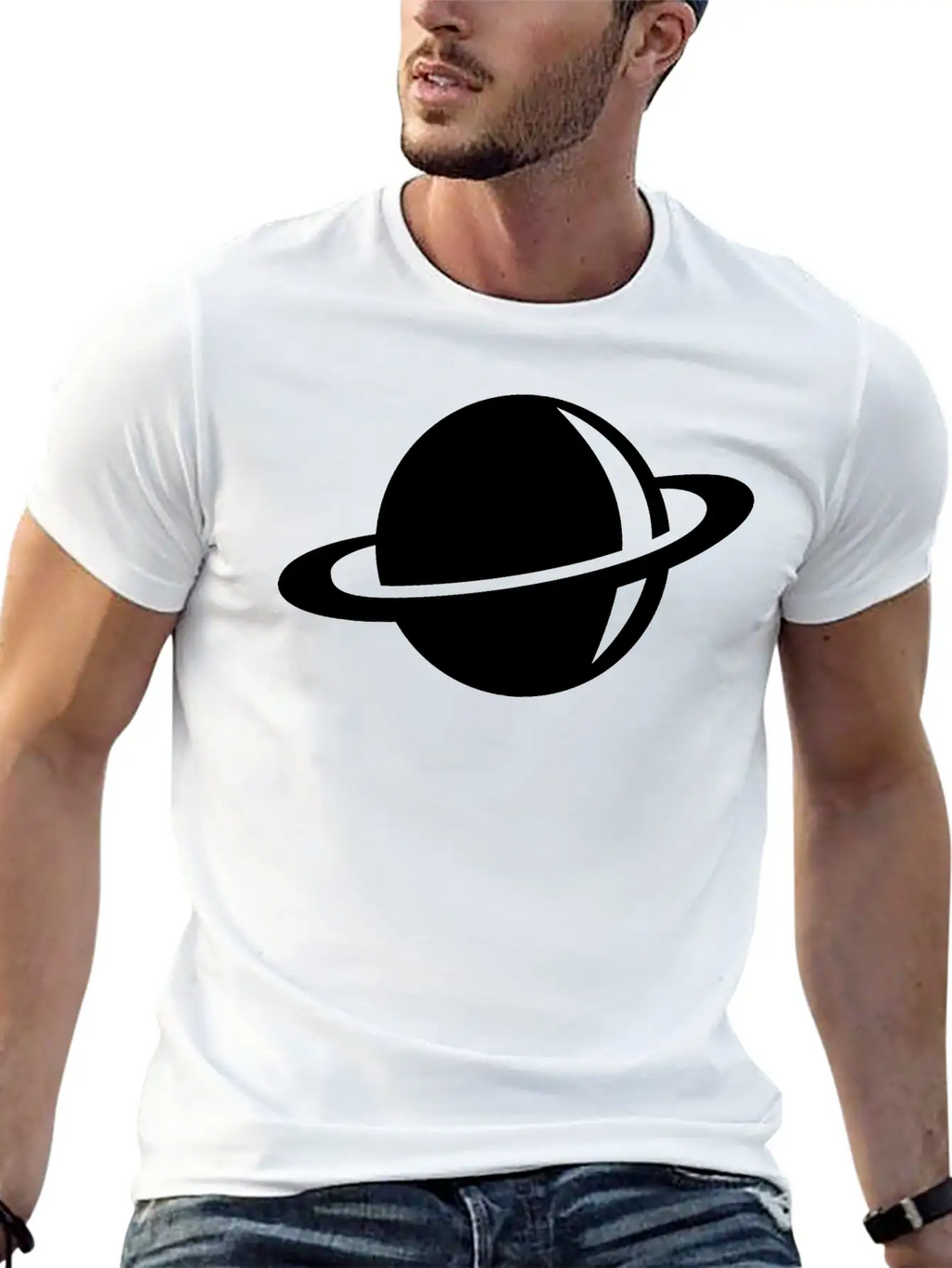 Saturn Unisex Casual T-Shirt – Clean Design For Daily Comfort