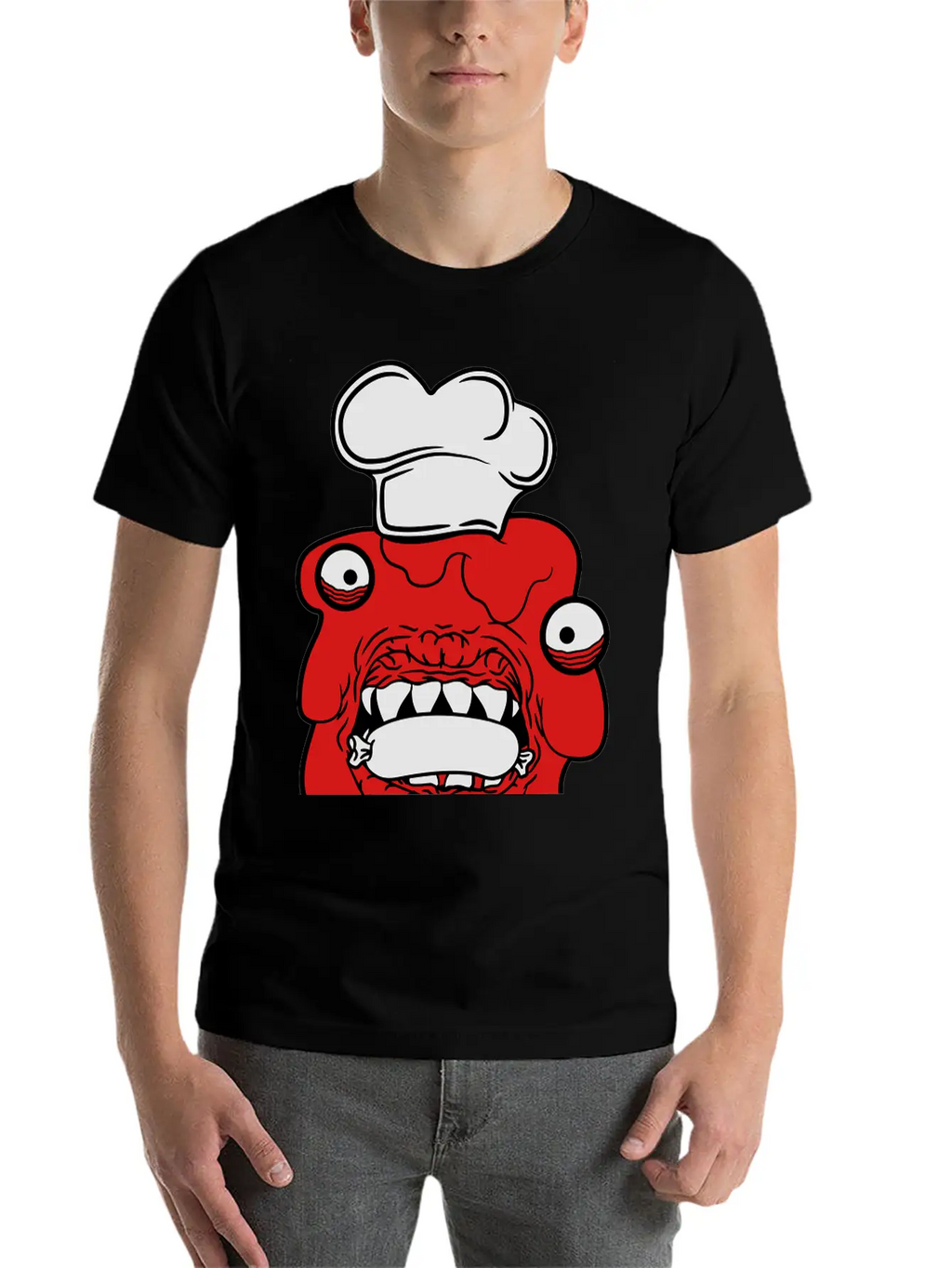 Sausage Cook Eat Chef Apron Hunger Delicious Dange Breathable Soft Cotton T-Shirt – Timeless Casual Look