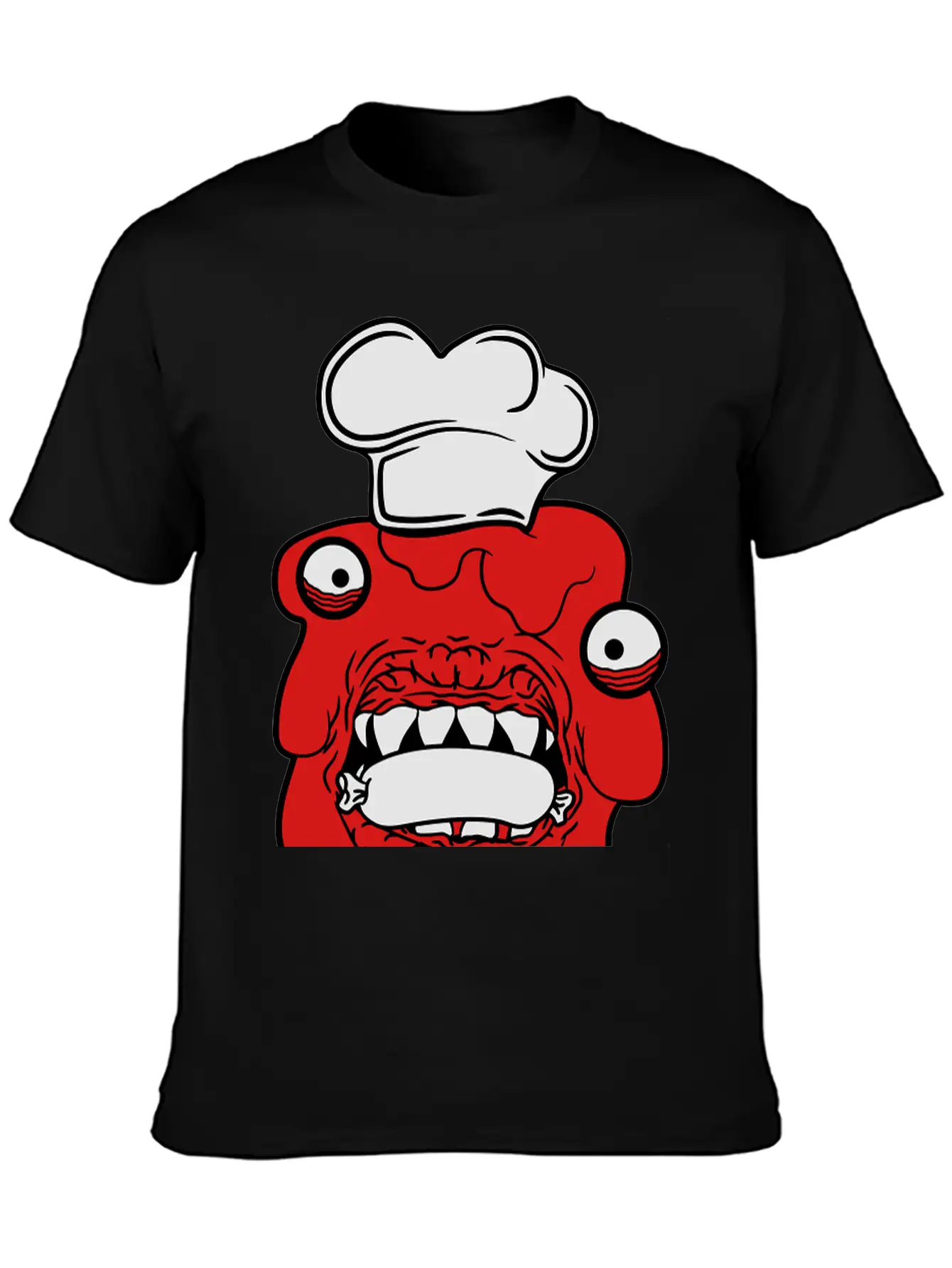 Sausage Cook Eat Chef Apron Hunger Delicious Dange Breathable Soft Cotton T-Shirt – Timeless Casual Look