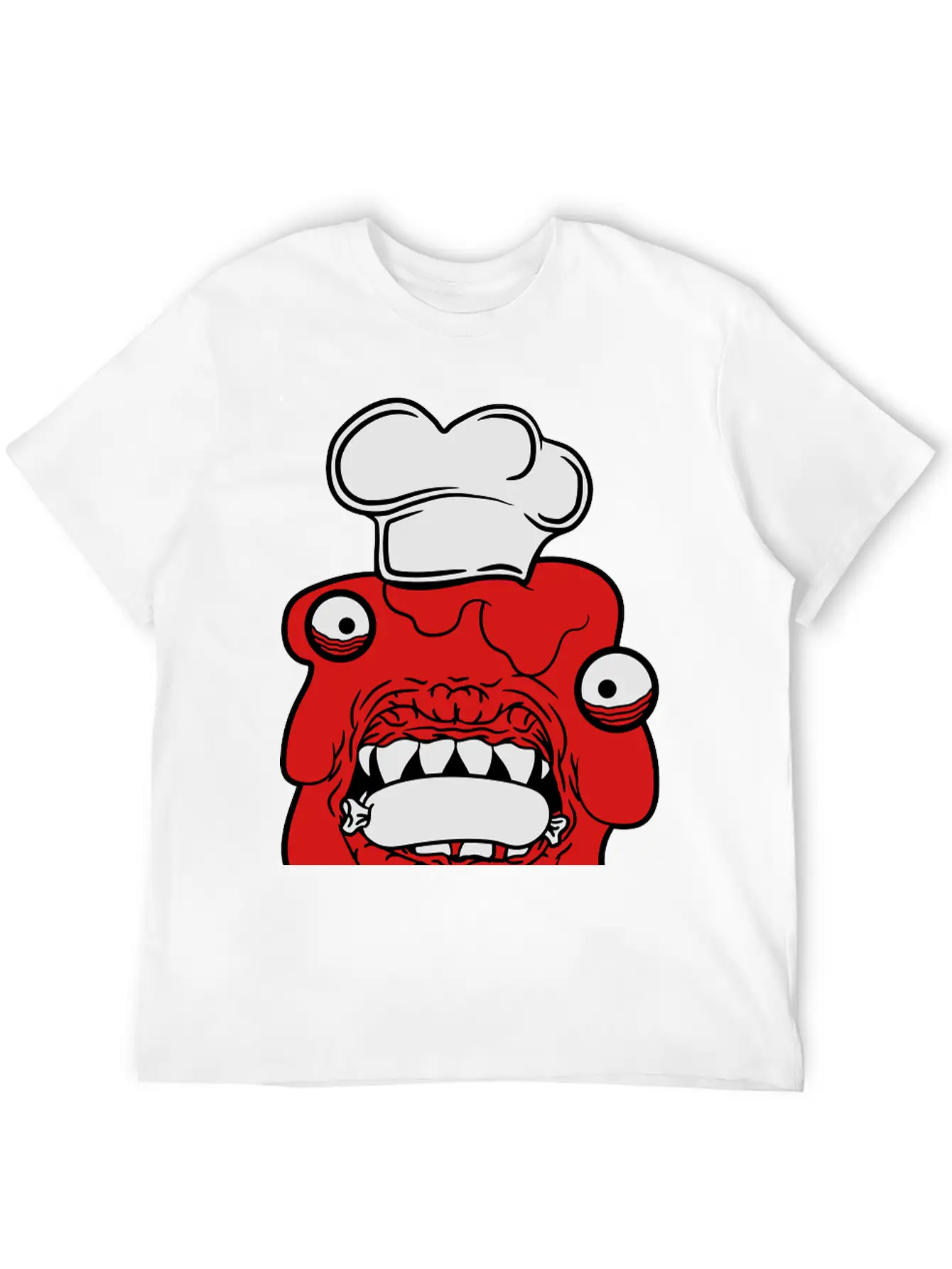 Sausage Cook Eat Chef Apron Hunger Delicious Dange Breathable Soft Cotton T-Shirt – Timeless Casual Look