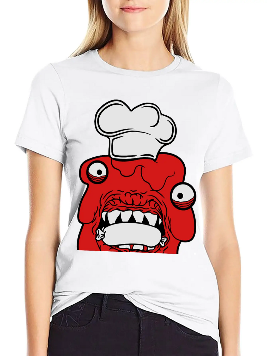 Sausage Cook Eat Chef Apron Hunger Delicious Dange Breathable Soft Cotton T-Shirt – Timeless Casual Look