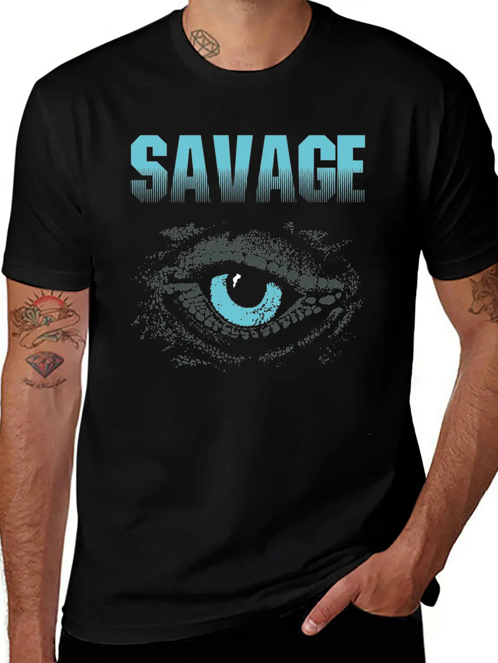Savage Classic Fit Graphic Tee For Daily Comfort – Unisex Cotton Shirt