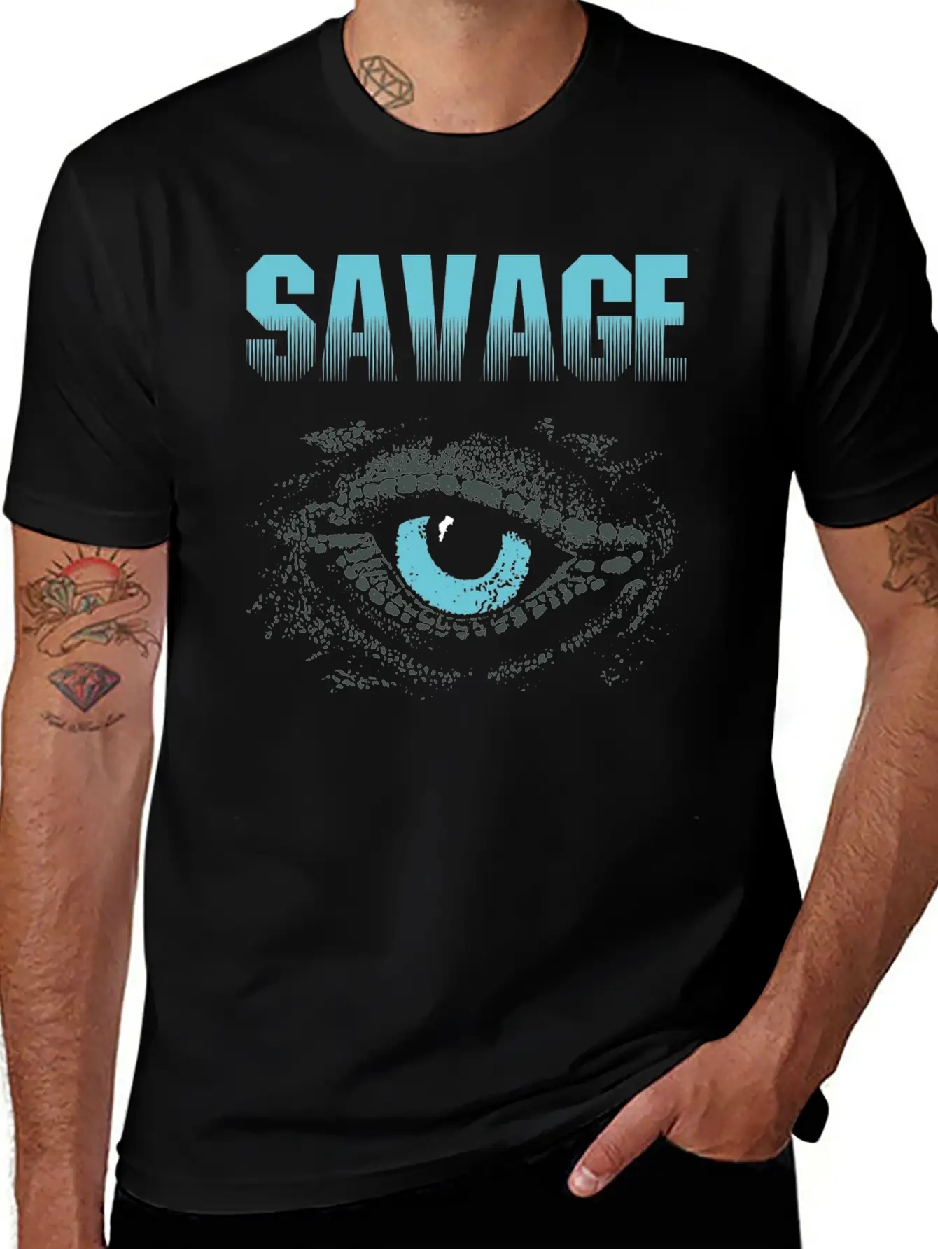 Savage Classic Fit Graphic Tee For Daily Comfort – Unisex Cotton Shirt