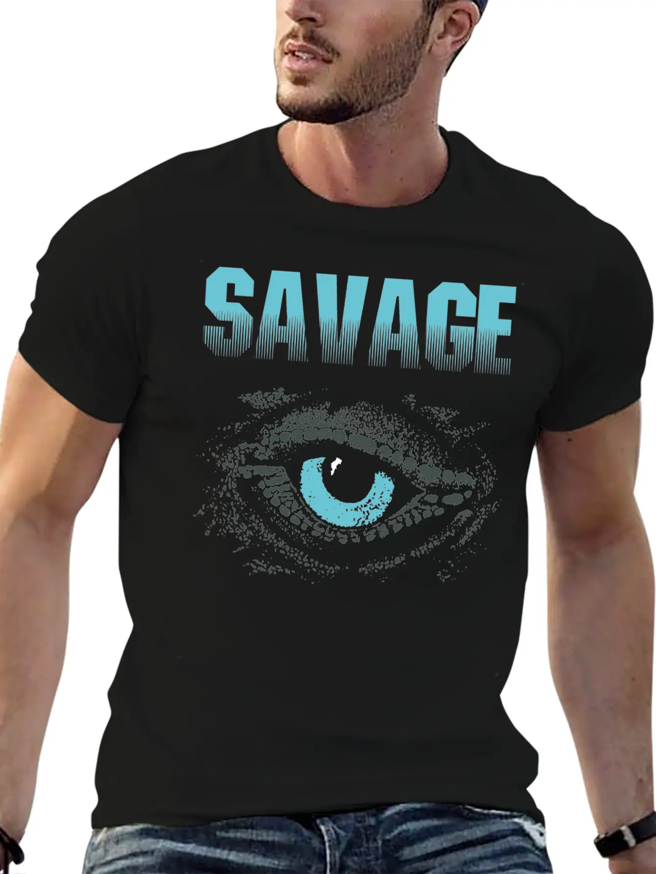 Savage Classic Fit Graphic Tee For Daily Comfort – Unisex Cotton Shirt