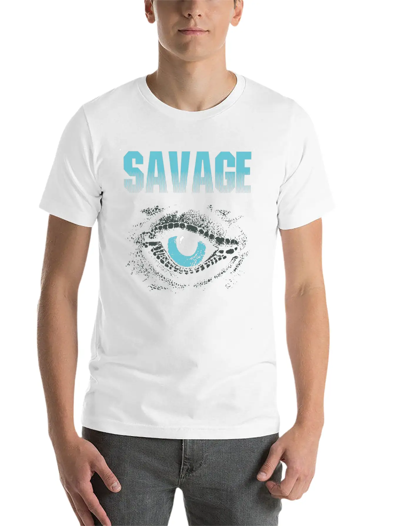 Savage Classic Fit Graphic Tee For Daily Comfort – Unisex Cotton Shirt