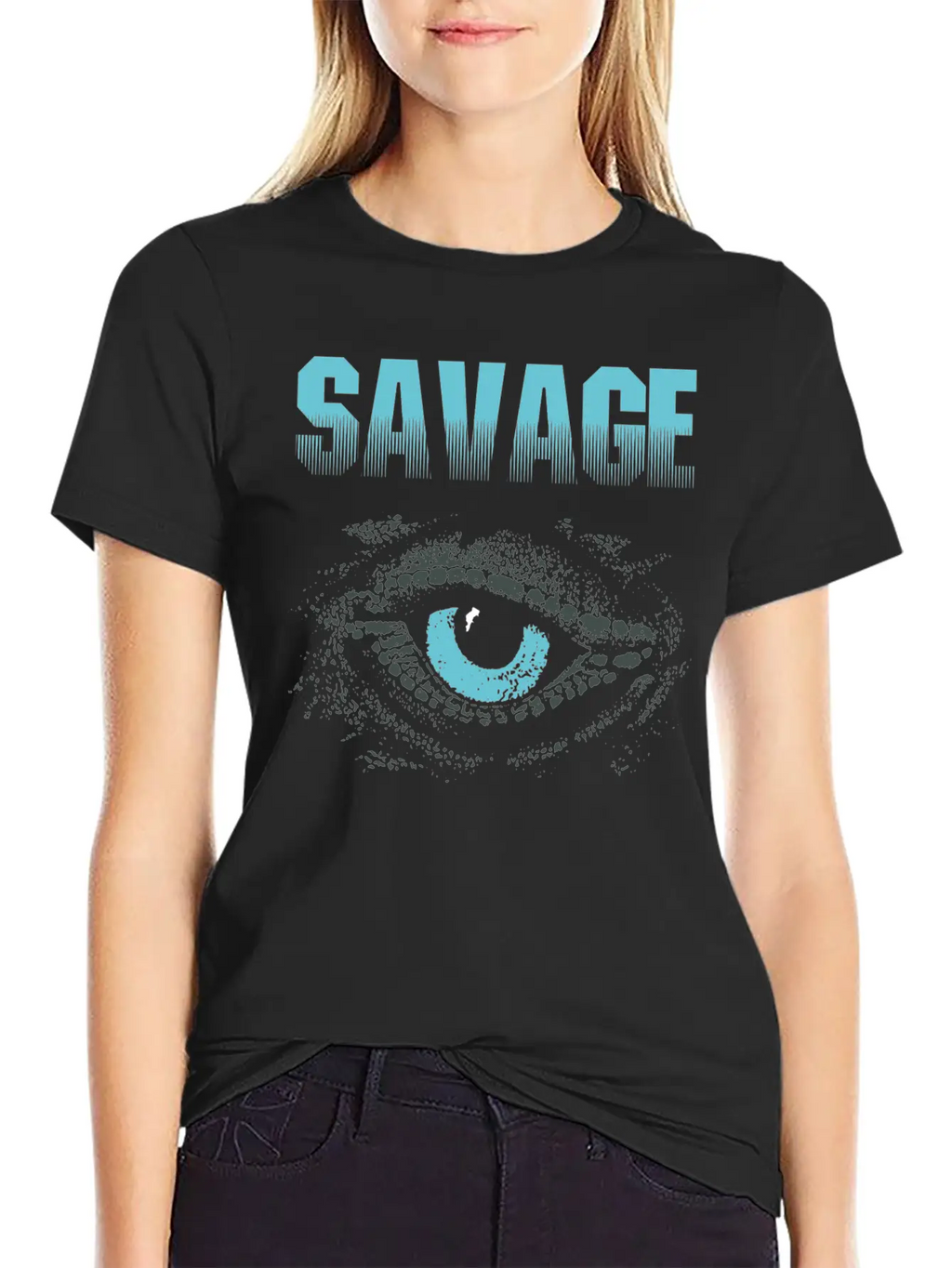 Savage Classic Fit Graphic Tee For Daily Comfort – Unisex Cotton Shirt