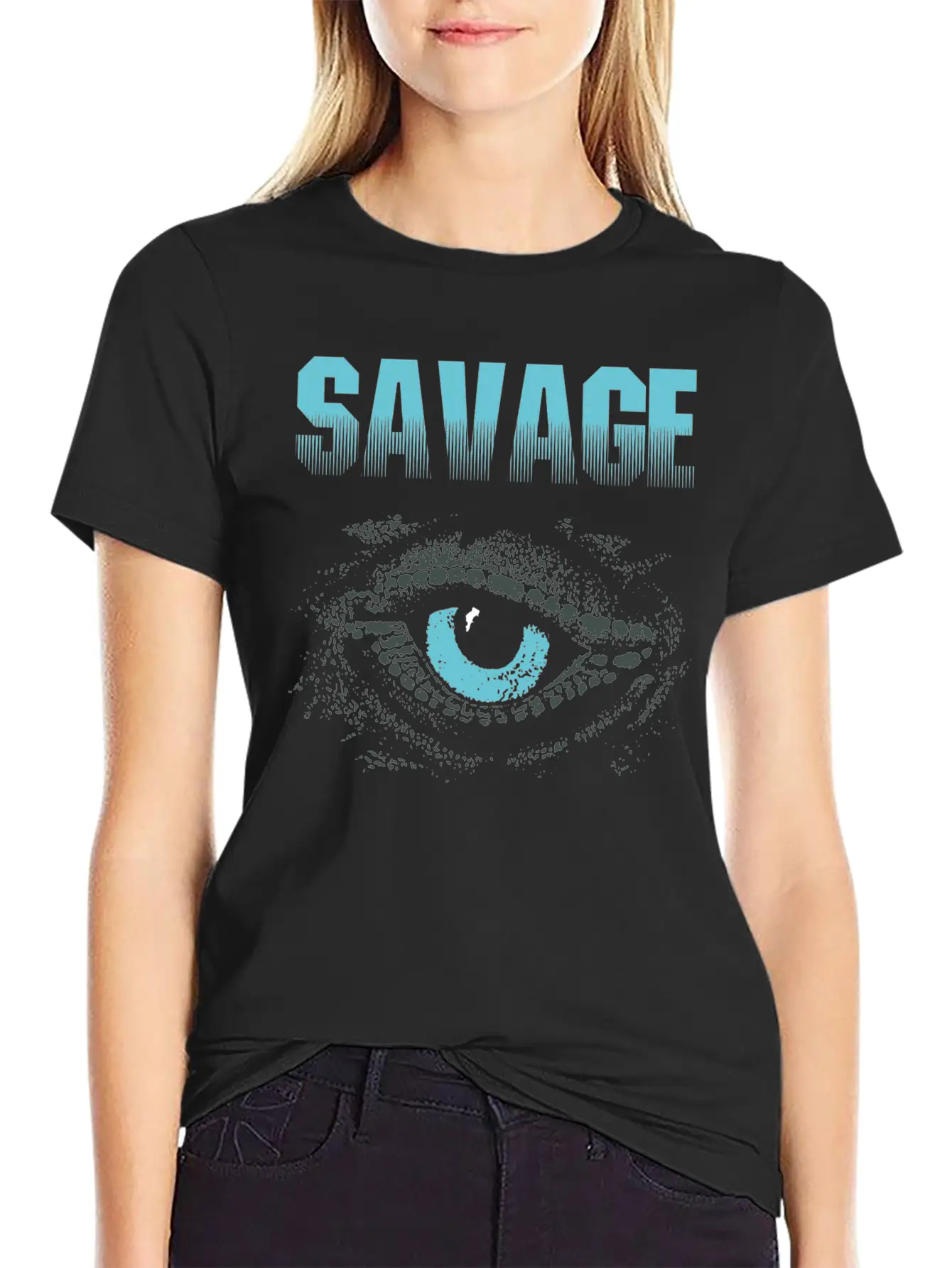 Savage Classic Fit Graphic Tee For Daily Comfort – Unisex Cotton Shirt