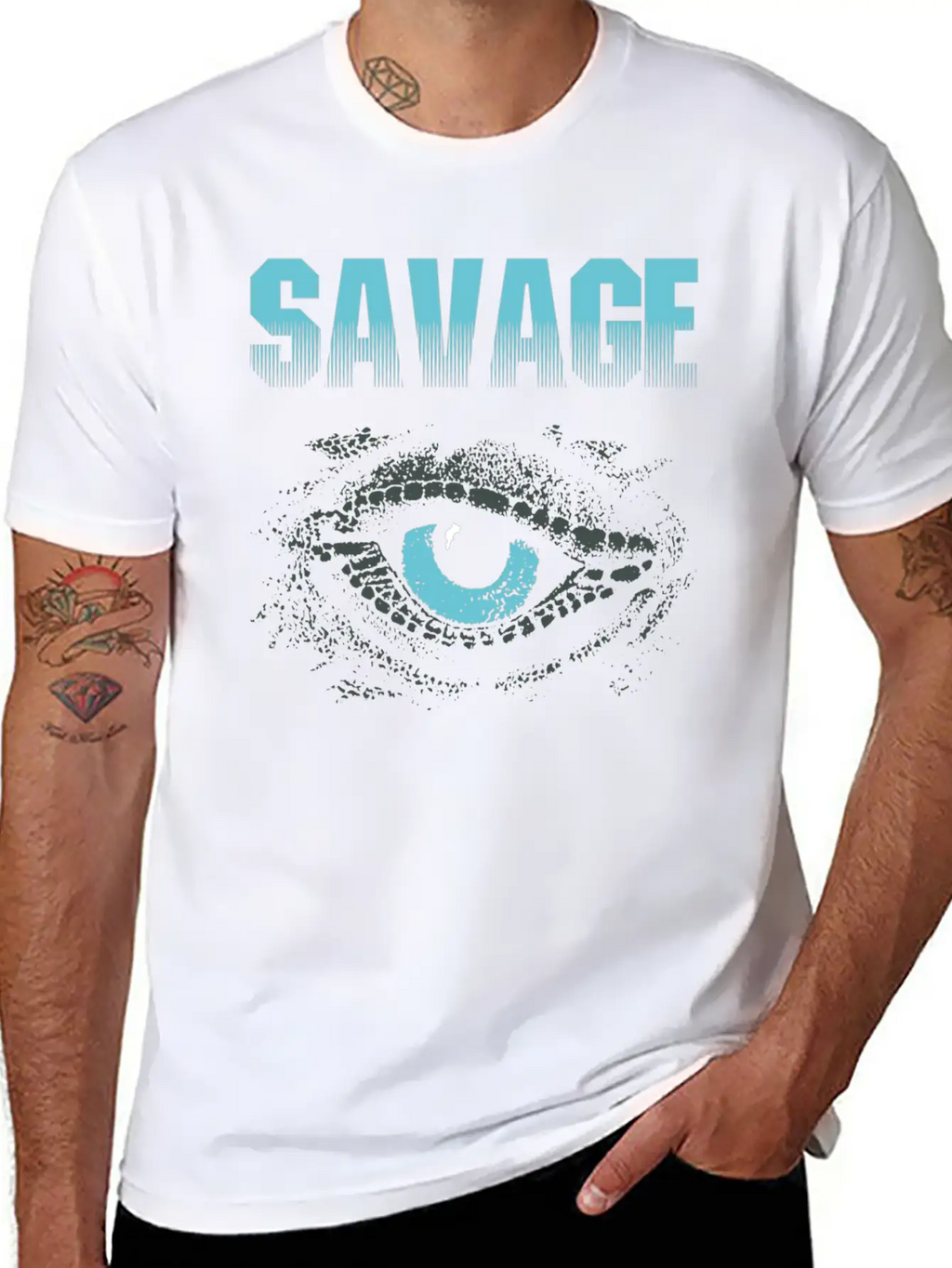 Savage Classic Fit Graphic Tee For Daily Comfort – Unisex Cotton Shirt
