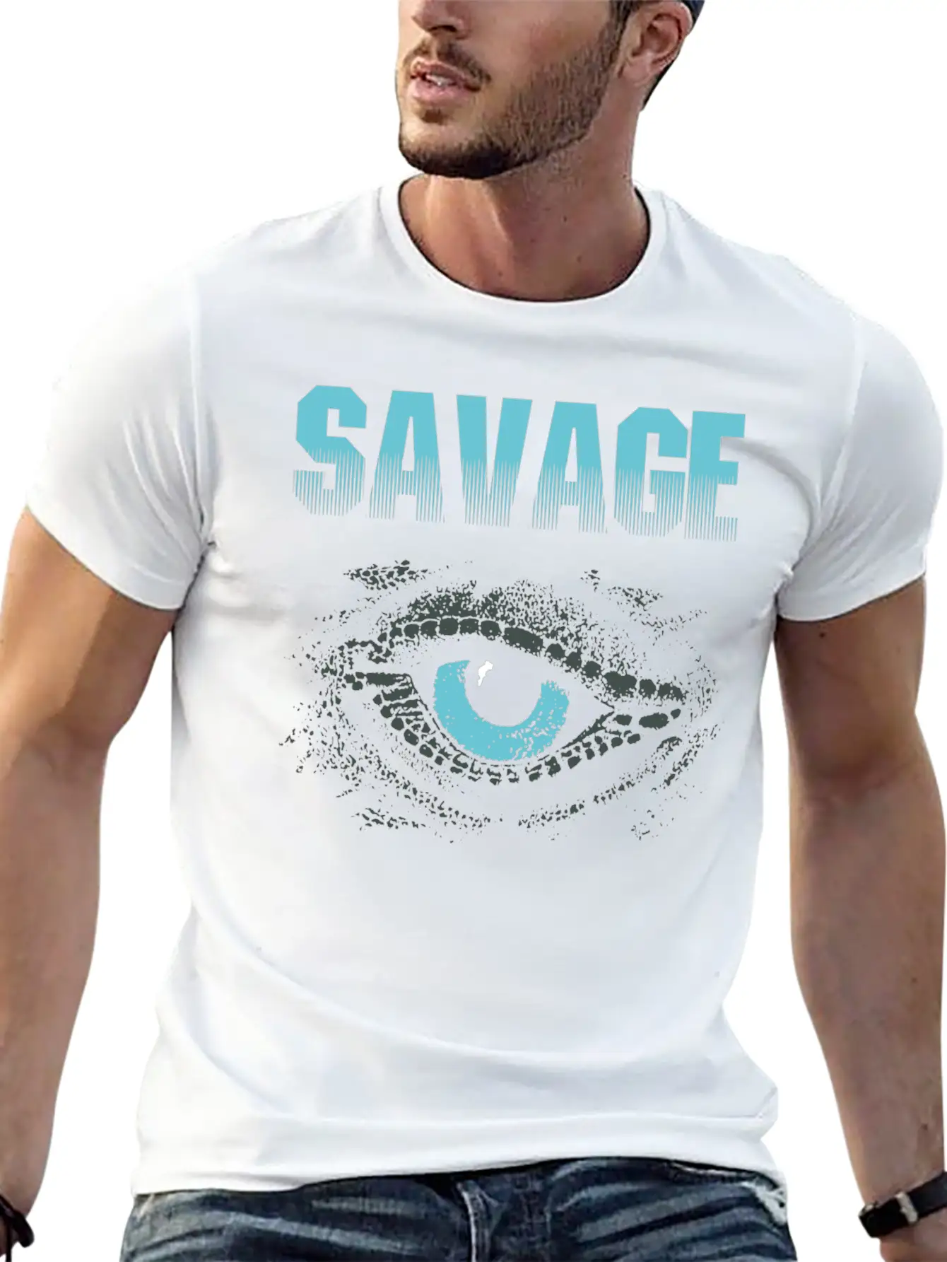 Savage Classic Fit Graphic Tee For Daily Comfort – Unisex Cotton Shirt