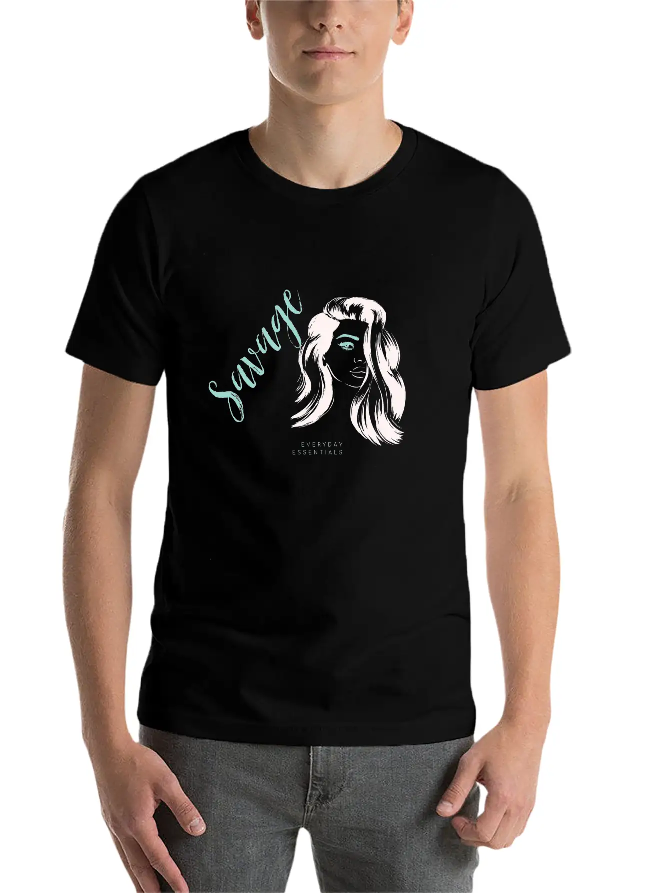 Savage Everyday Essential Essential Cotton Tee For Daily Outfits – Unisex Style