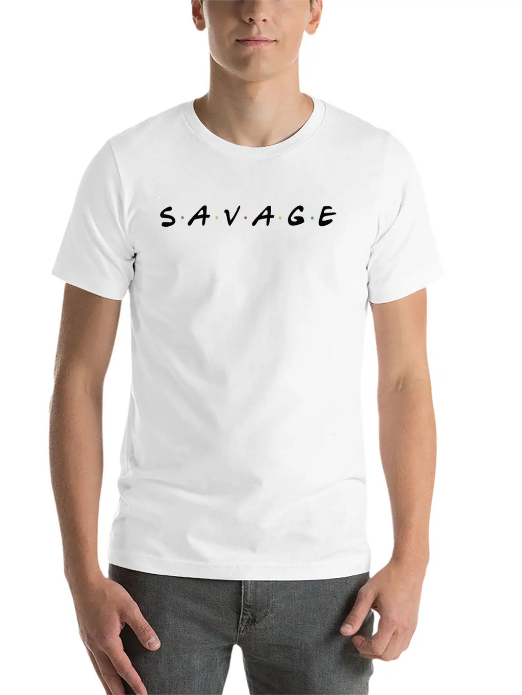 Savage Unisex Casual T-Shirt – Clean Design For Daily Comfort
