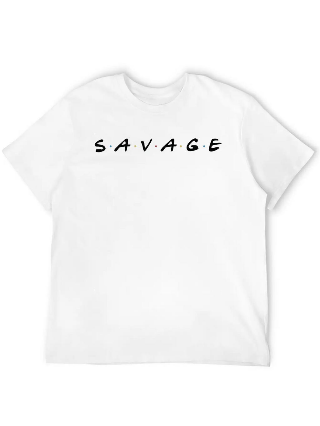 Savage Unisex Casual T-Shirt – Clean Design For Daily Comfort