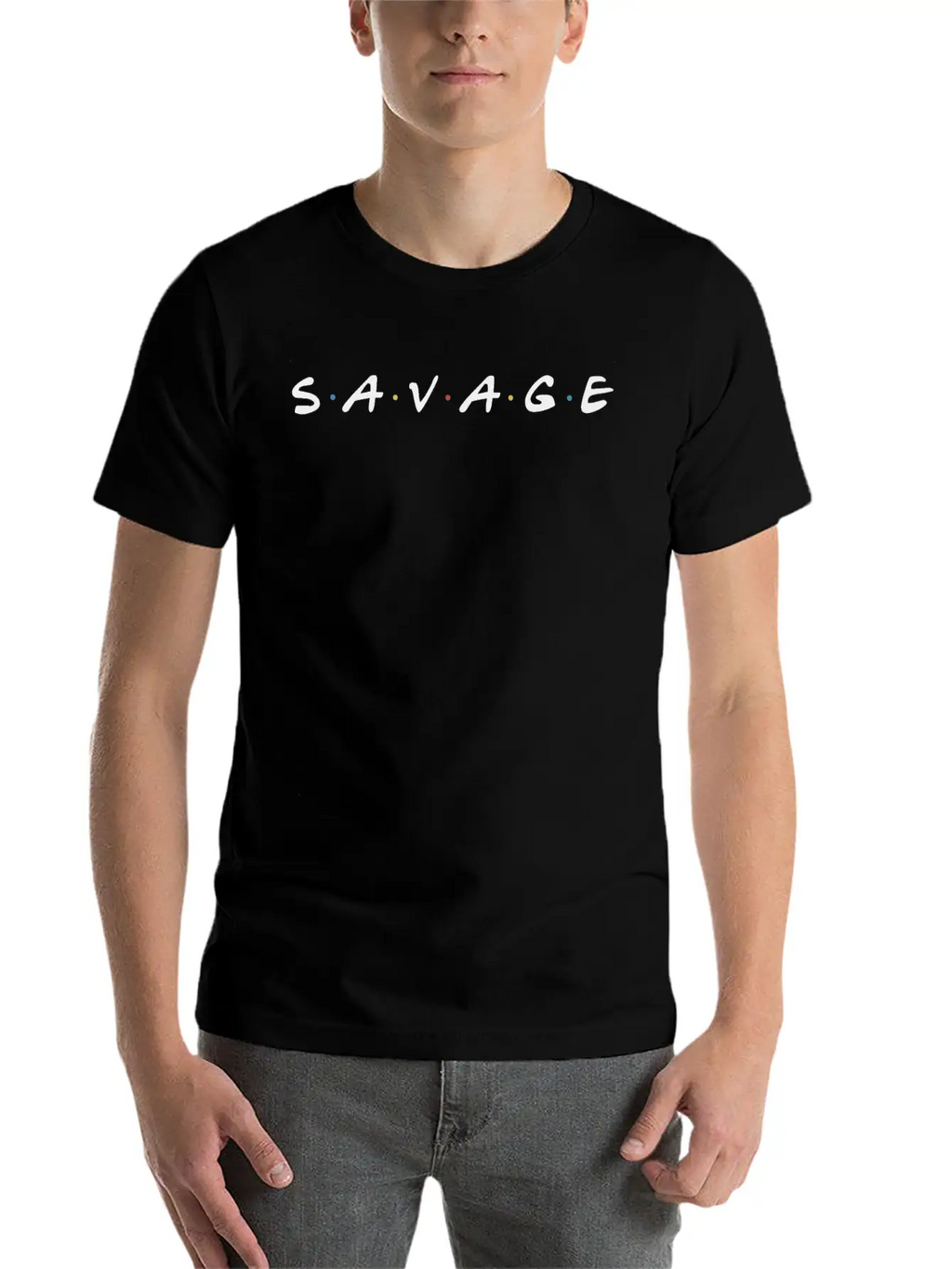 Savage Unisex Casual T-Shirt – Clean Design For Daily Comfort