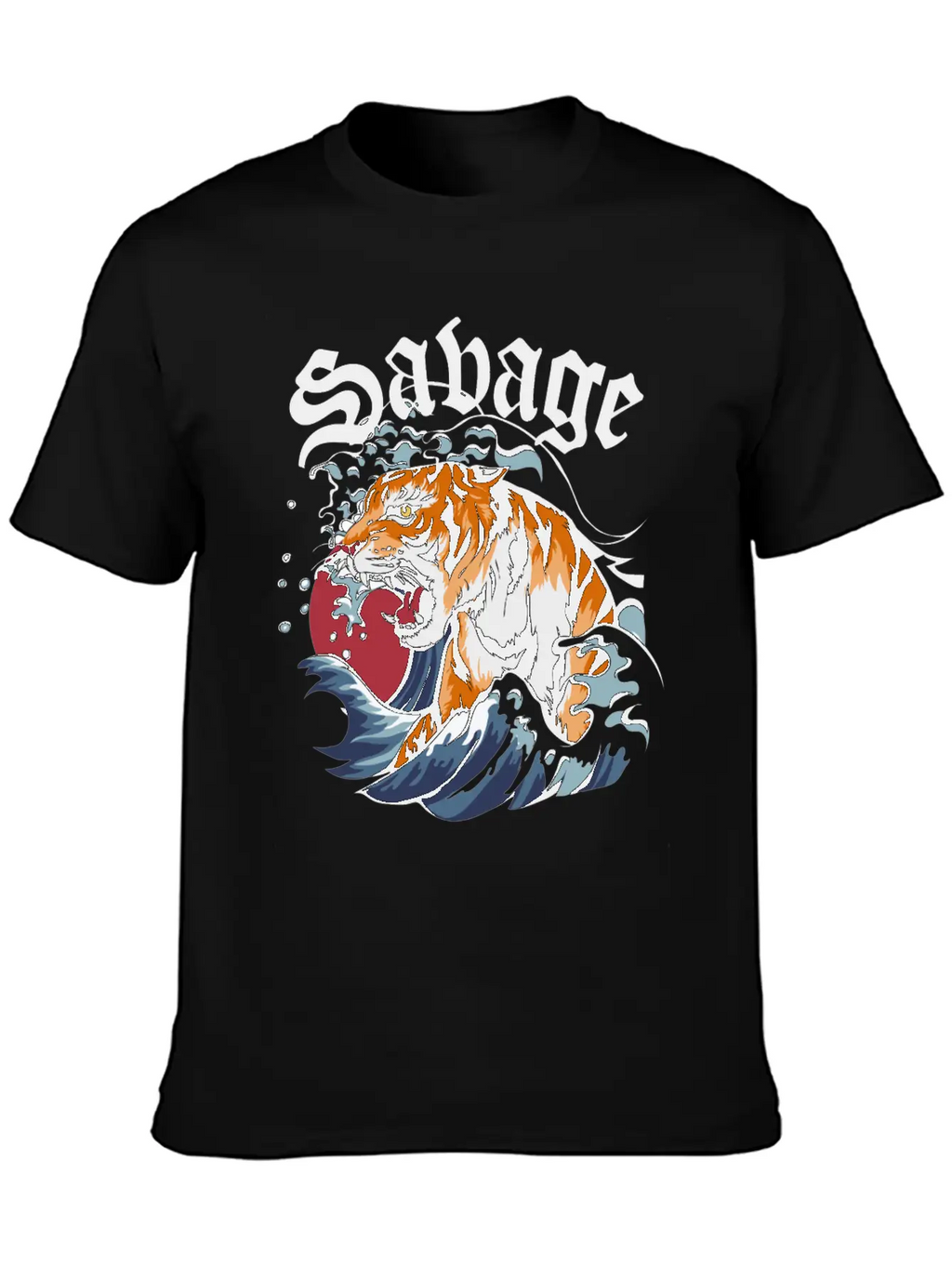 SAVAGE Unisex Short Sleeve Soft Cotton T-Shirt – Casual Everyday Wear