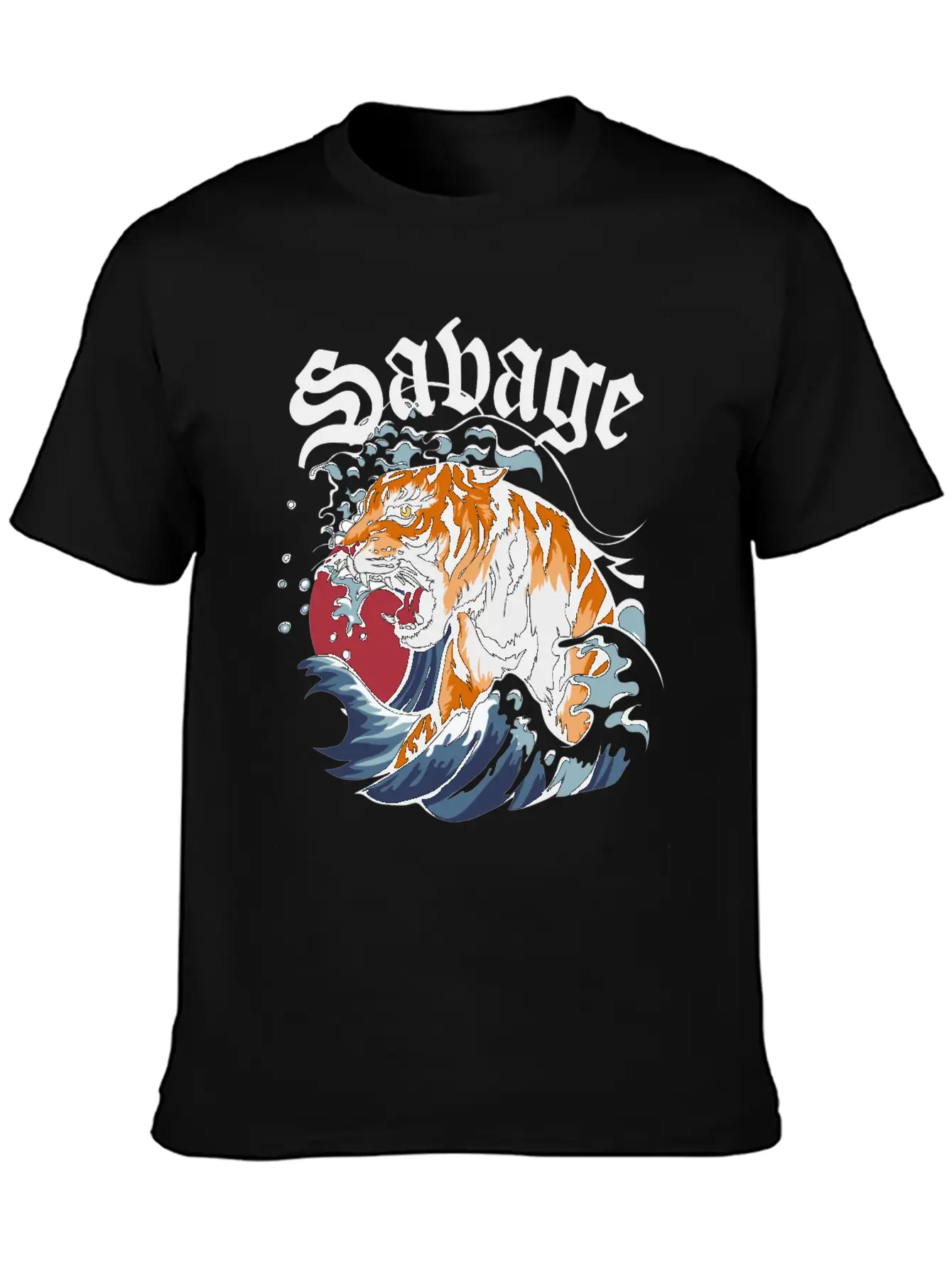 SAVAGE Unisex Short Sleeve Soft Cotton T-Shirt – Casual Everyday Wear