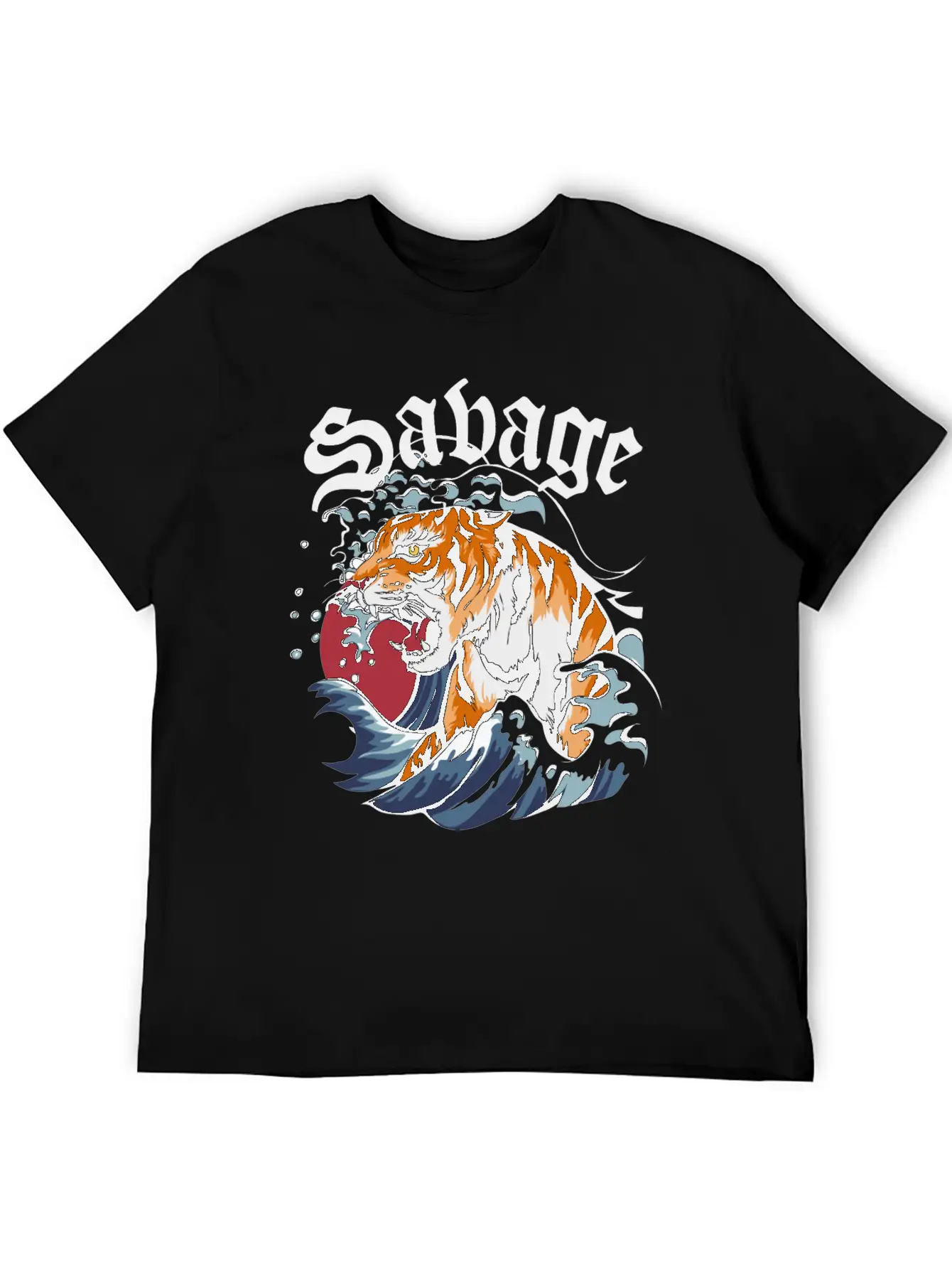 SAVAGE Unisex Short Sleeve Soft Cotton T-Shirt – Casual Everyday Wear