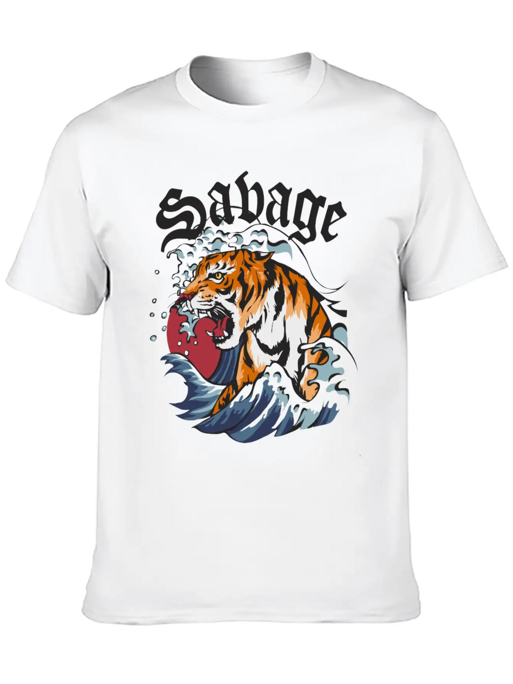 SAVAGE Unisex Short Sleeve Soft Cotton T-Shirt – Casual Everyday Wear