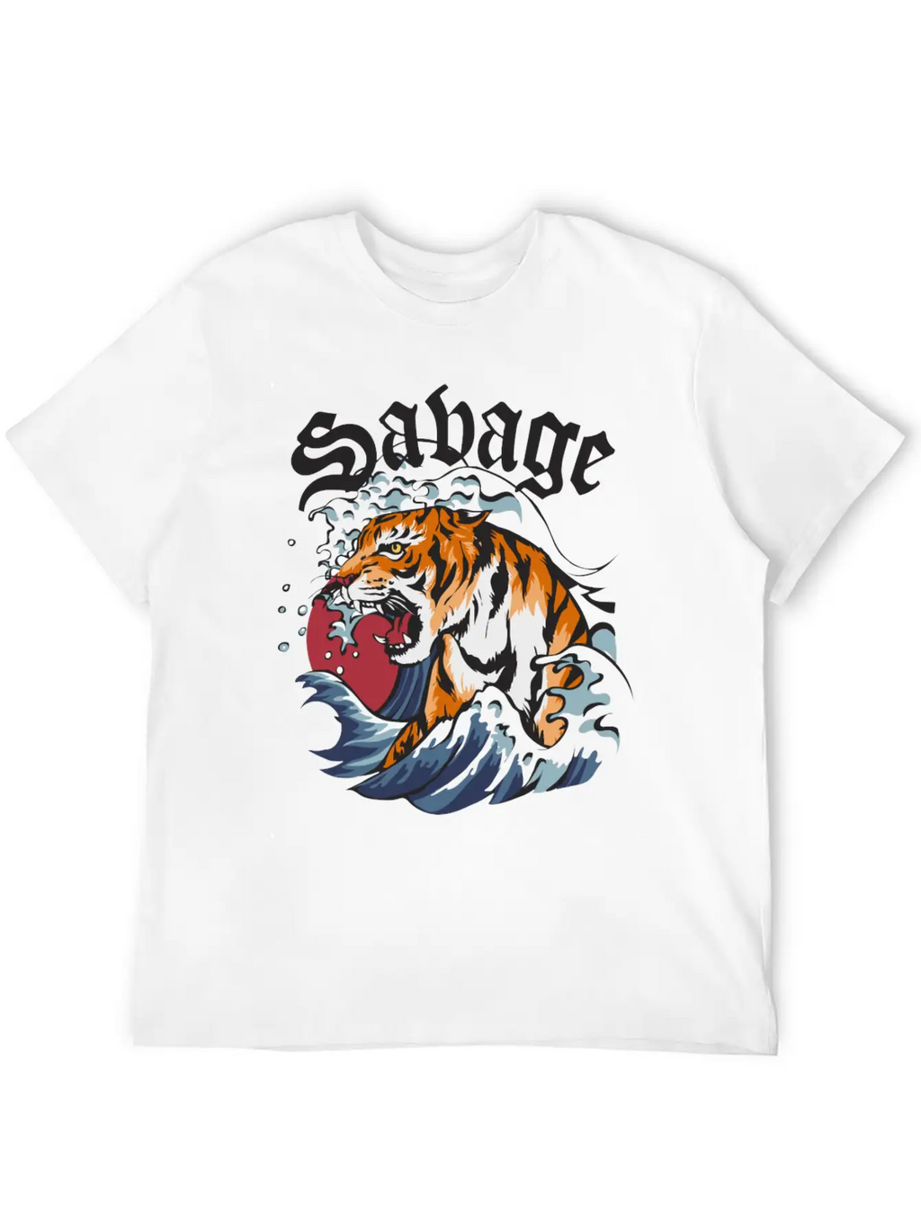 SAVAGE Unisex Short Sleeve Soft Cotton T-Shirt – Casual Everyday Wear