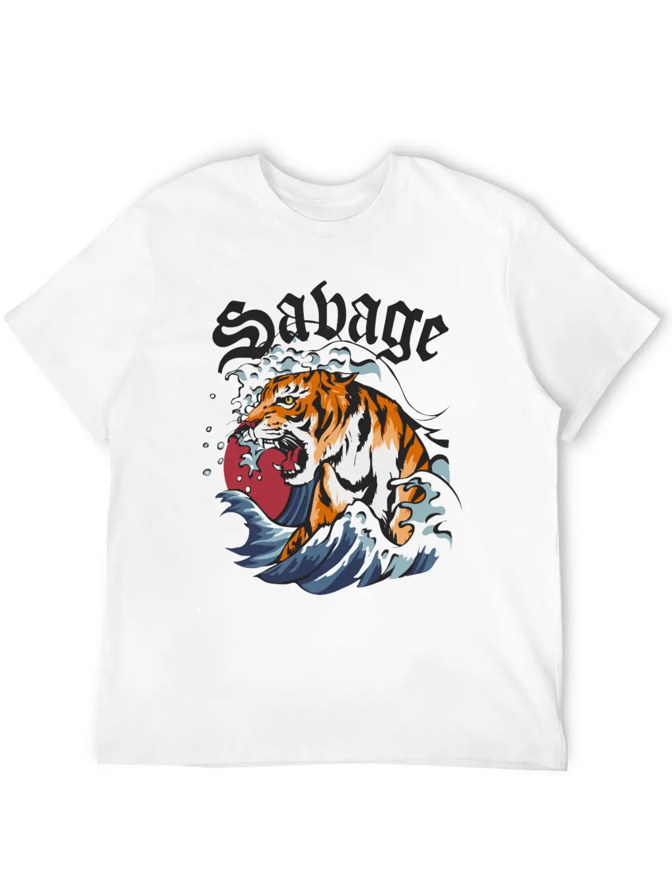 SAVAGE Unisex Short Sleeve Soft Cotton T-Shirt – Casual Everyday Wear