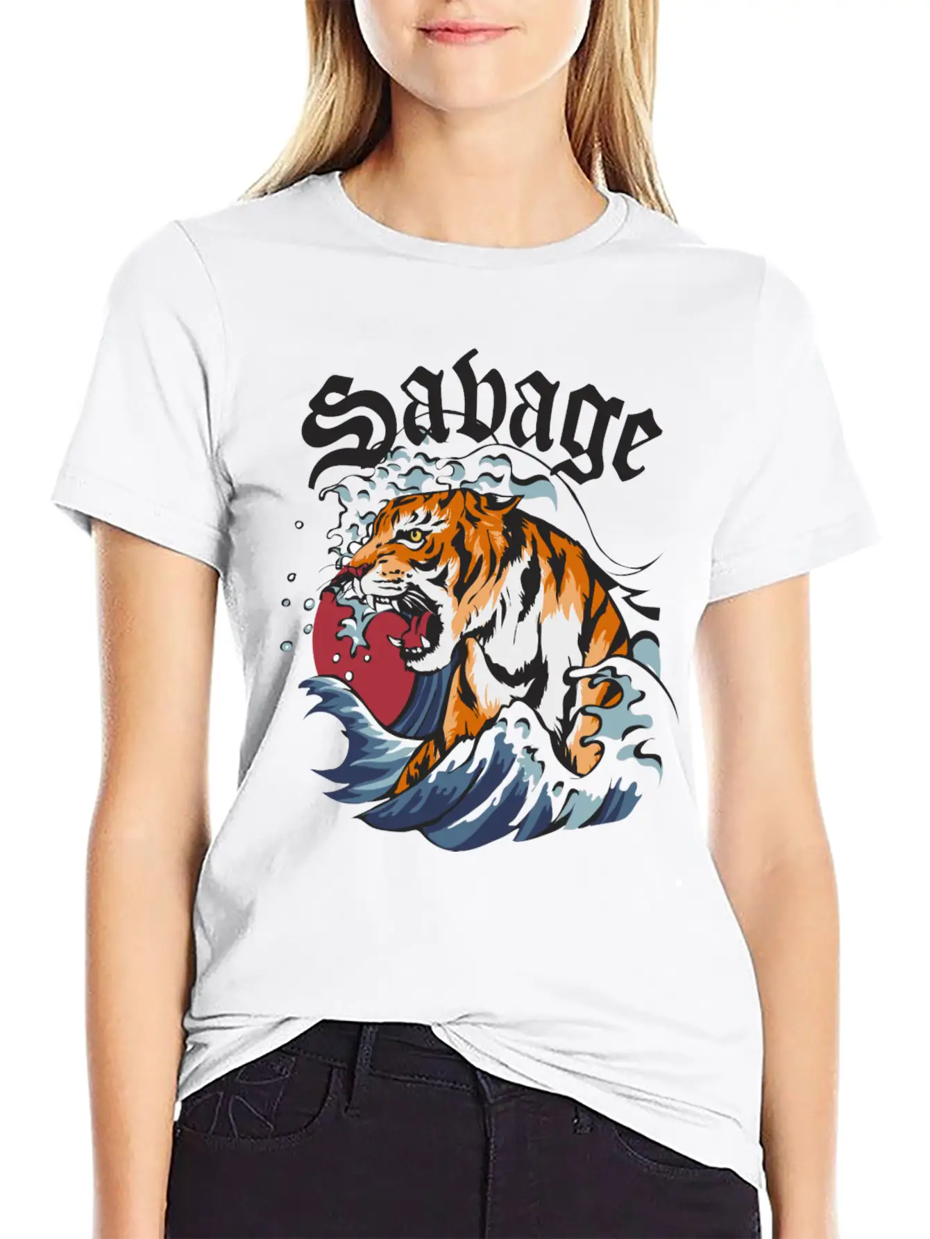 SAVAGE Unisex Short Sleeve Soft Cotton T-Shirt – Casual Everyday Wear