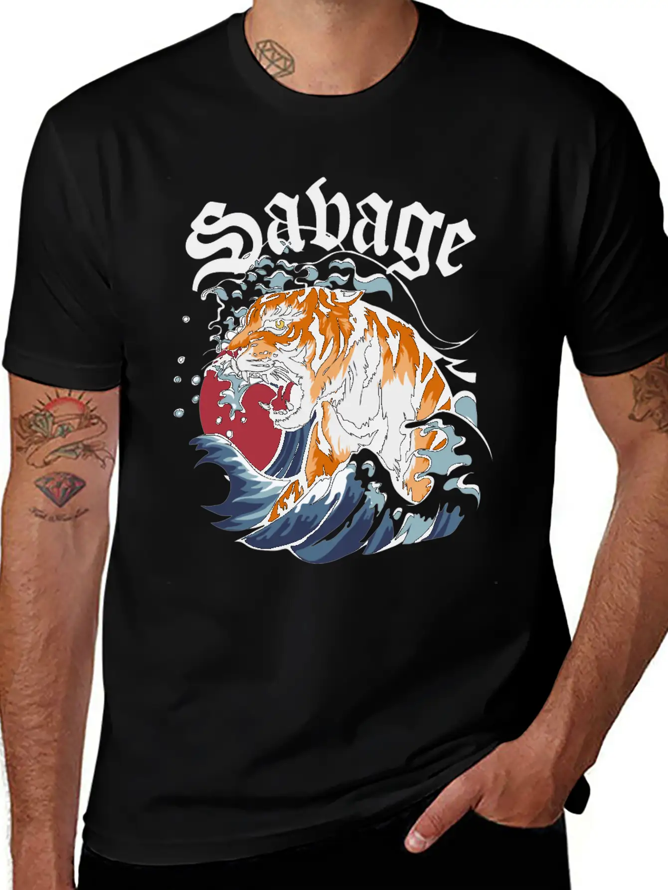 SAVAGE Unisex Short Sleeve Soft Cotton T-Shirt – Casual Everyday Wear
