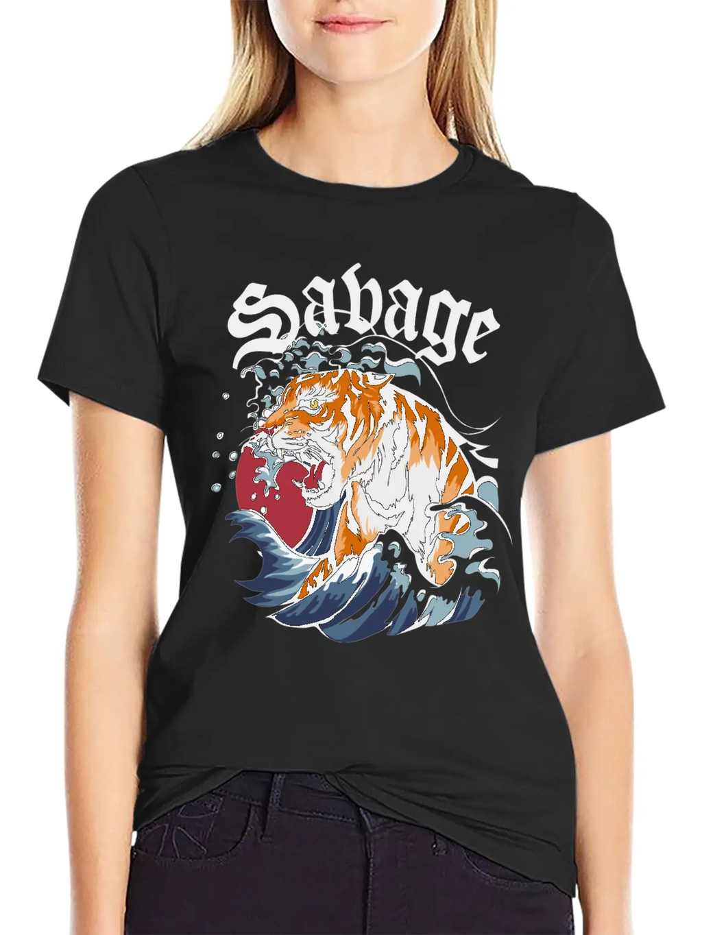 SAVAGE Unisex Short Sleeve Soft Cotton T-Shirt – Casual Everyday Wear
