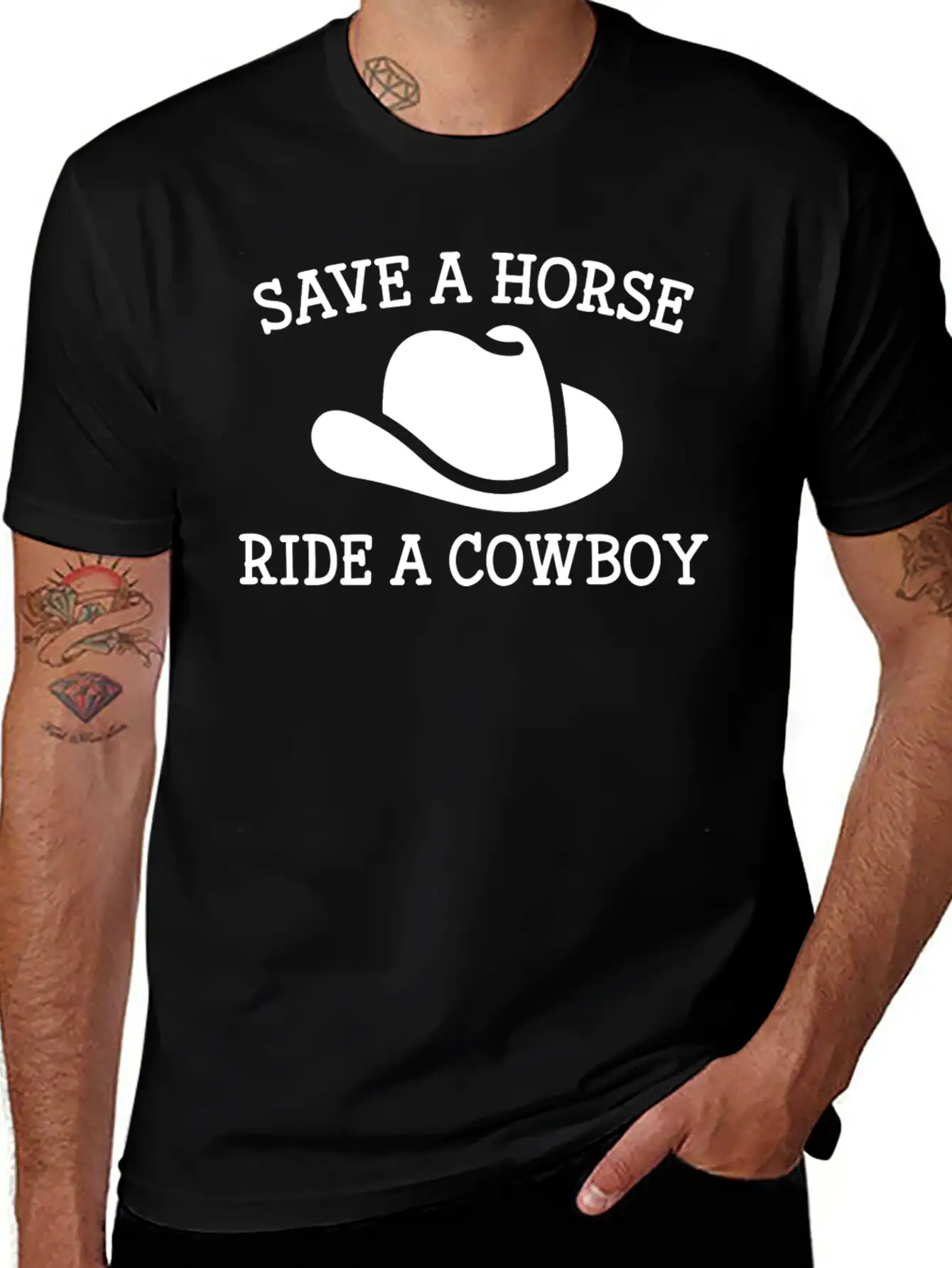 Save A Horse Unisex Casual T-Shirt – Clean Design For Daily Comfort
