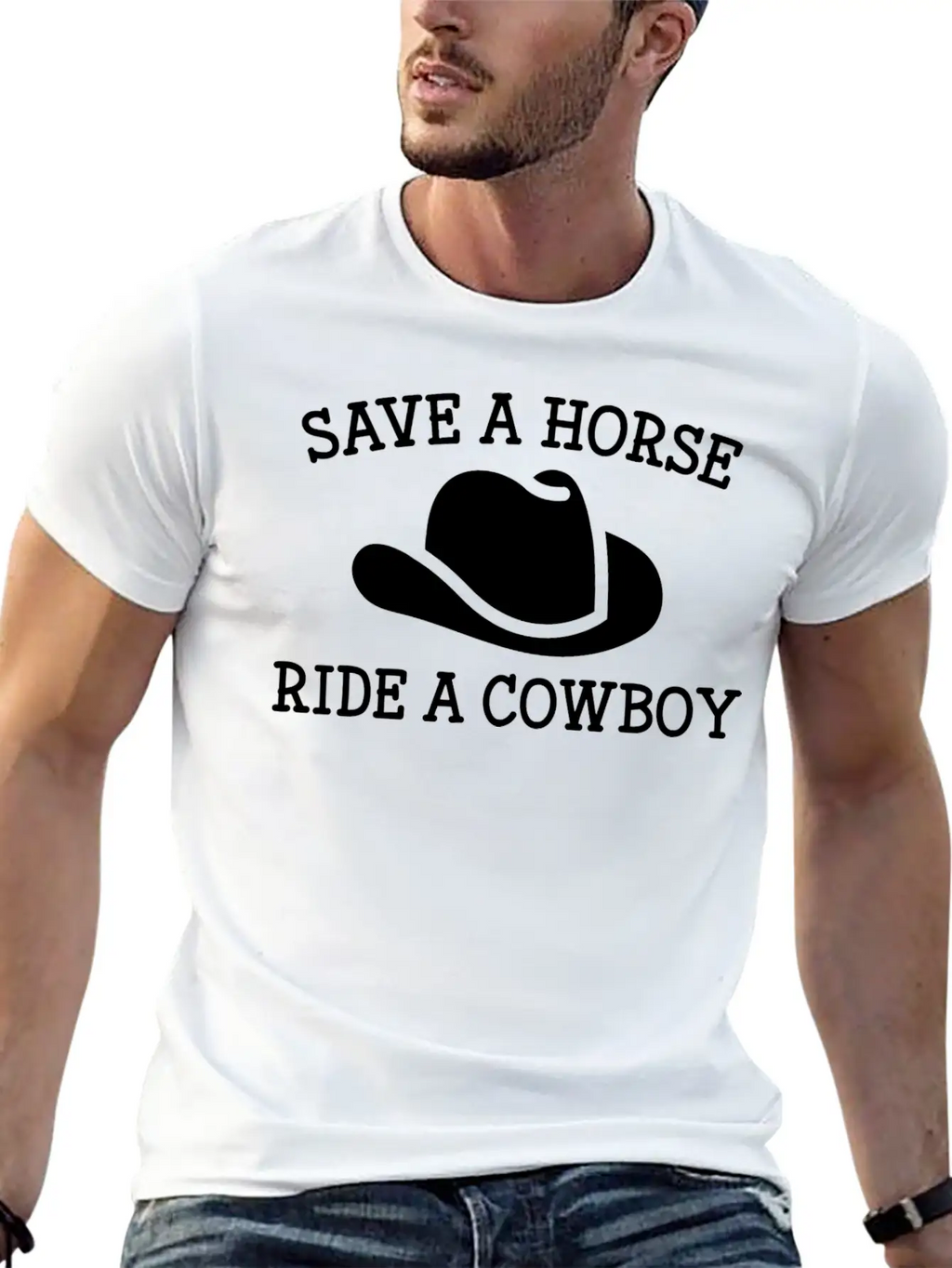 Save A Horse Unisex Casual T-Shirt – Clean Design For Daily Comfort