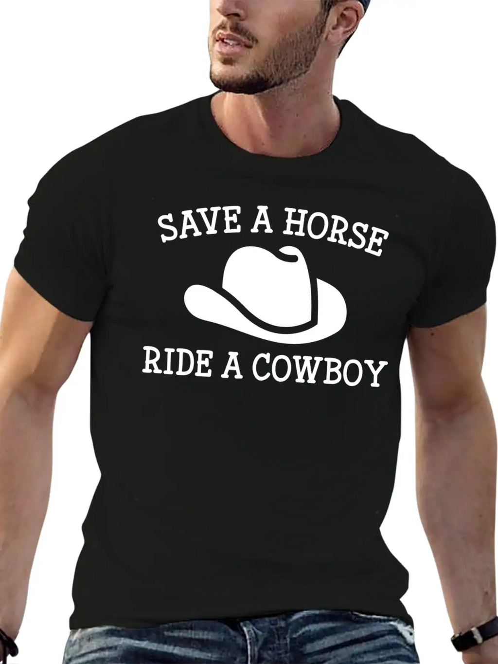 Save A Horse Unisex Casual T-Shirt – Clean Design For Daily Comfort