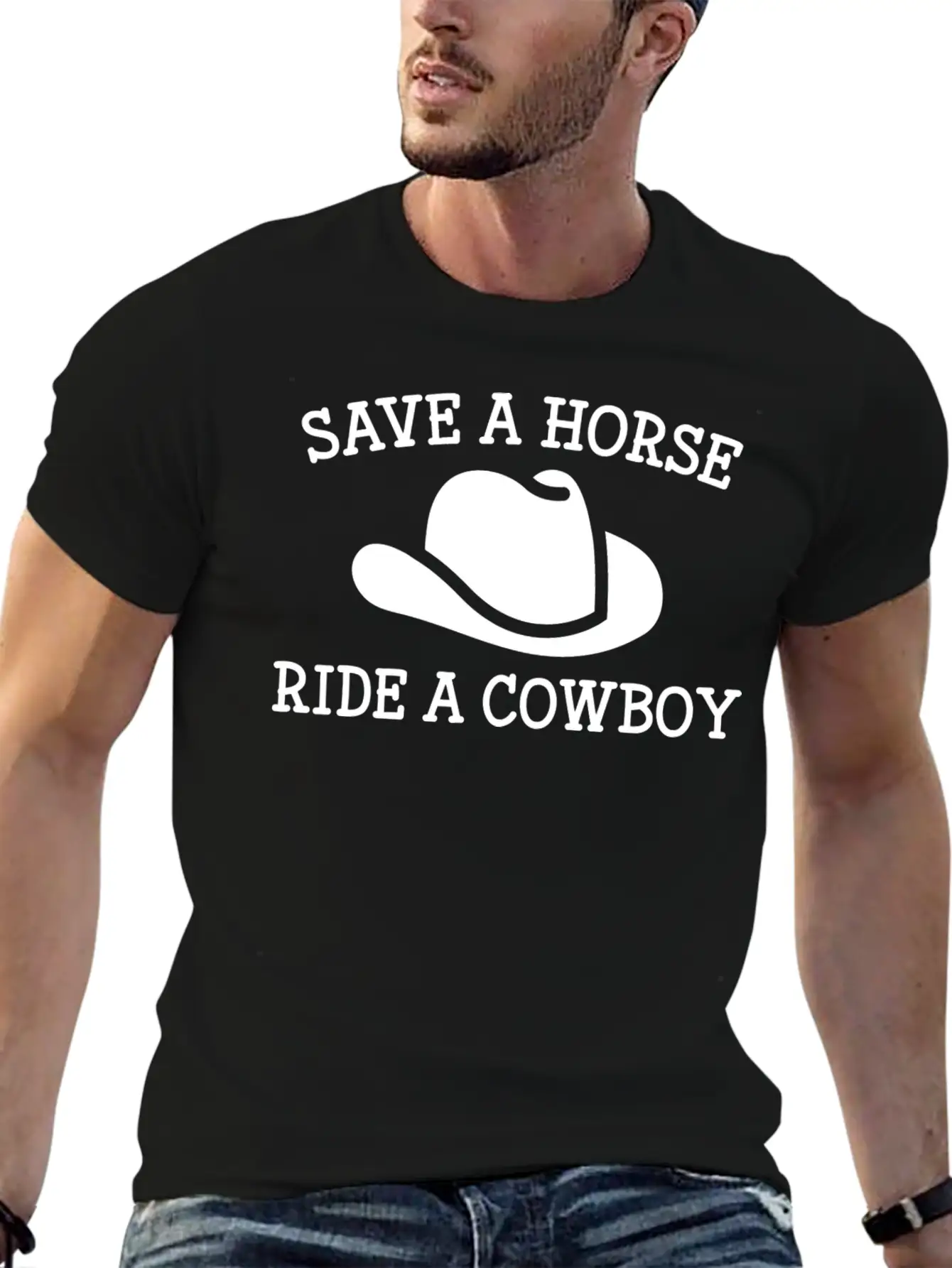 Save A Horse Unisex Casual T-Shirt – Clean Design For Daily Comfort