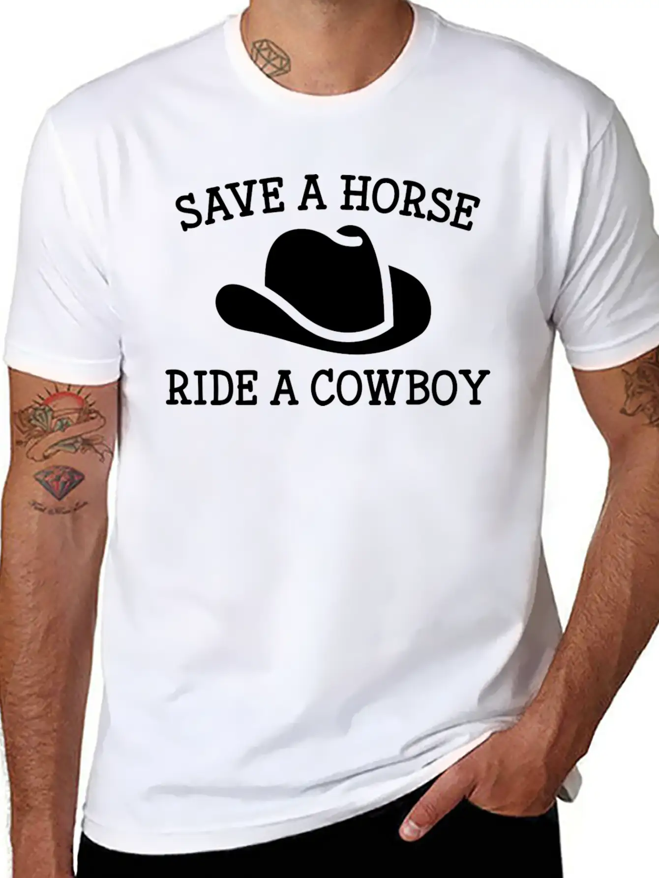 Save A Horse Unisex Casual T-Shirt – Clean Design For Daily Comfort