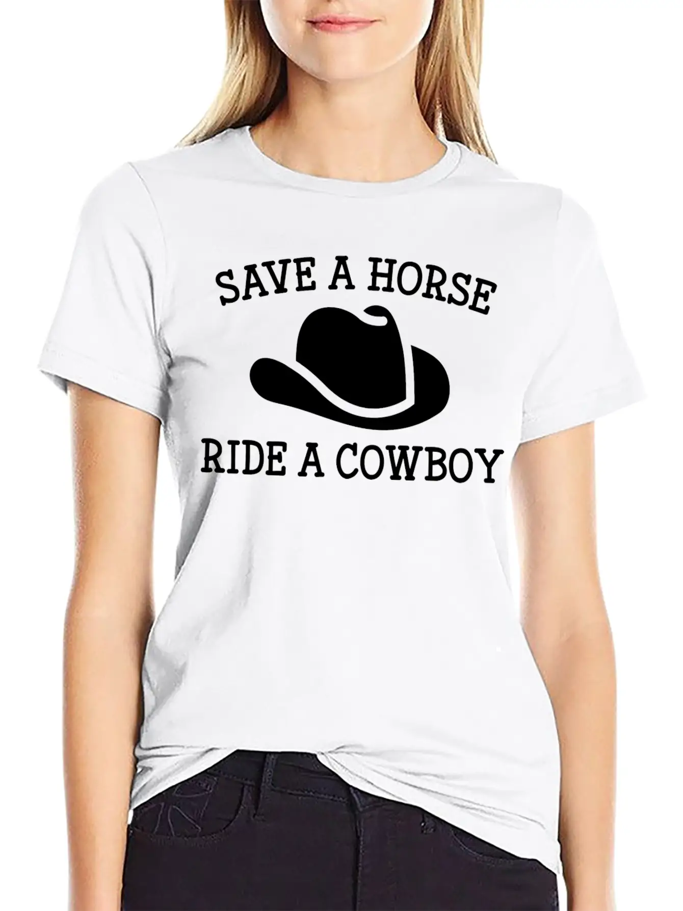 Save A Horse Unisex Casual T-Shirt – Clean Design For Daily Comfort