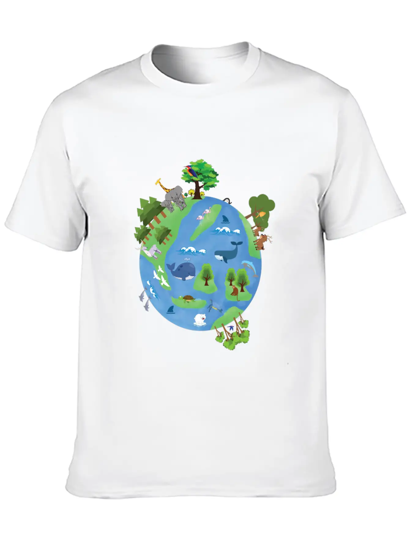 Save Earth Save Us, Earth Day Unisex Casual T-Shirt – Clean Design For Daily Comfort
